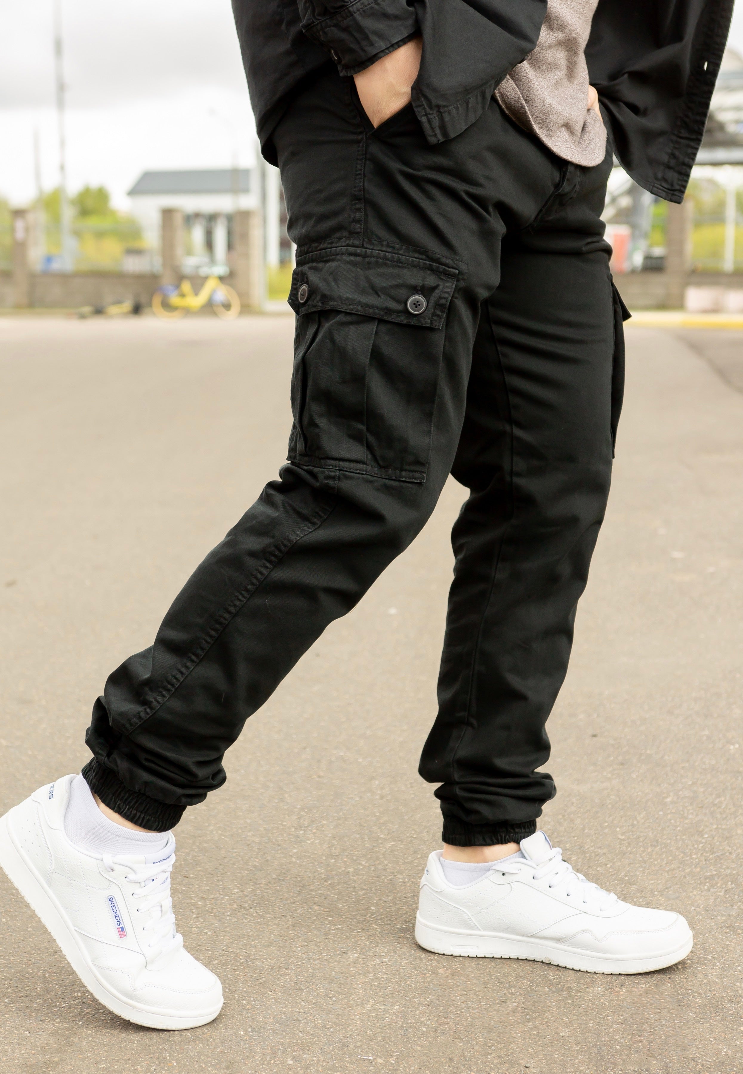 surplus-bad-boys-black-pantalon-cargo-noir-coton image 7
