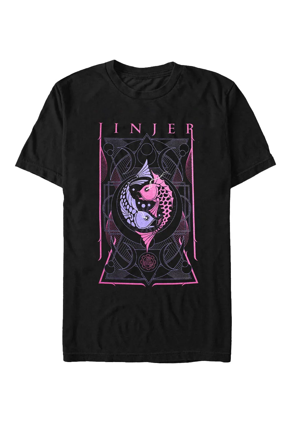 jinjer-pisces-alive-t-shirt-noir-metalcore-taille-s image 1