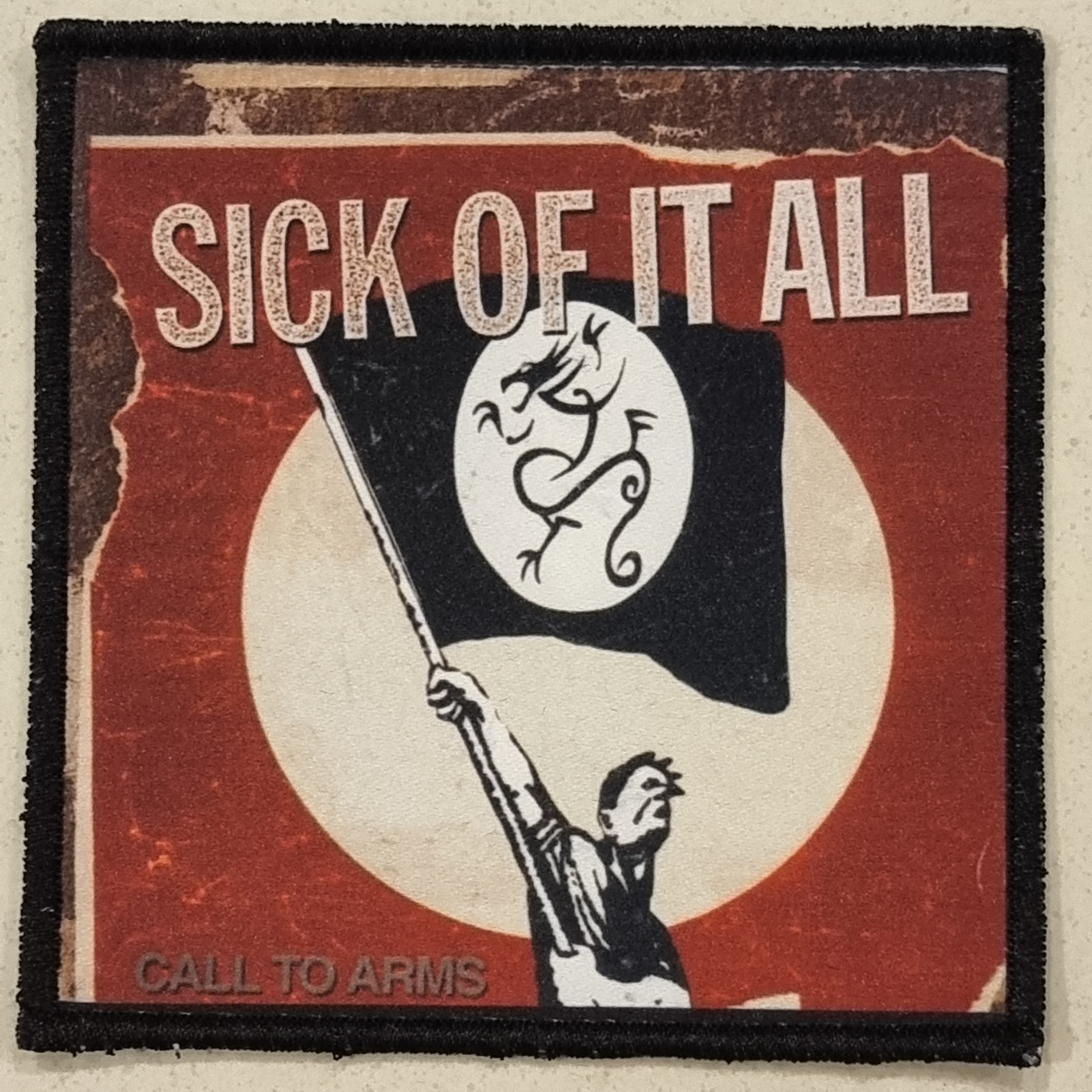 sick-of-it-all-call-to-arms-patch-hardcore-coudre image 1
