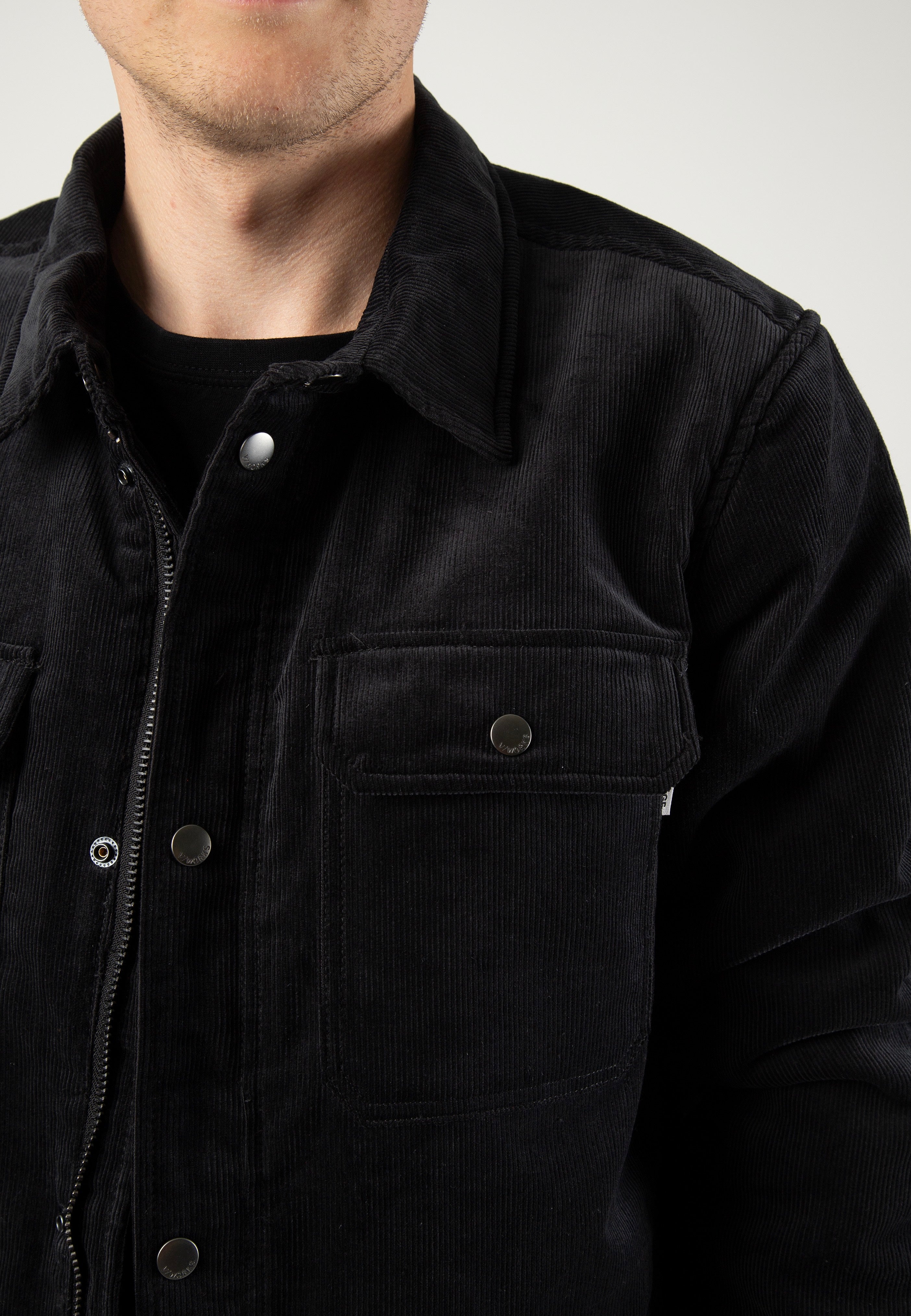 vintage-industries-steven-padded-veste-noire-homme-m image 4
