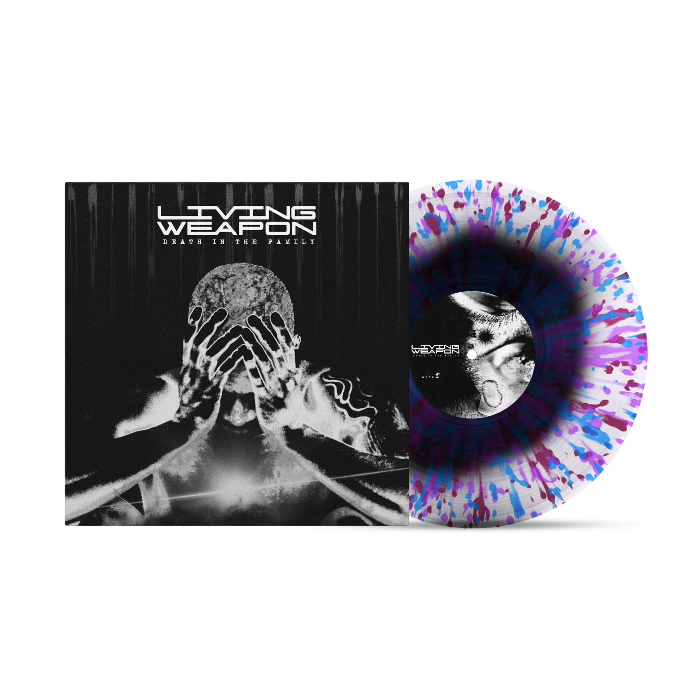 closed-casket-living-weapon-death-in-the-family-lp-vinyle-violet image 5