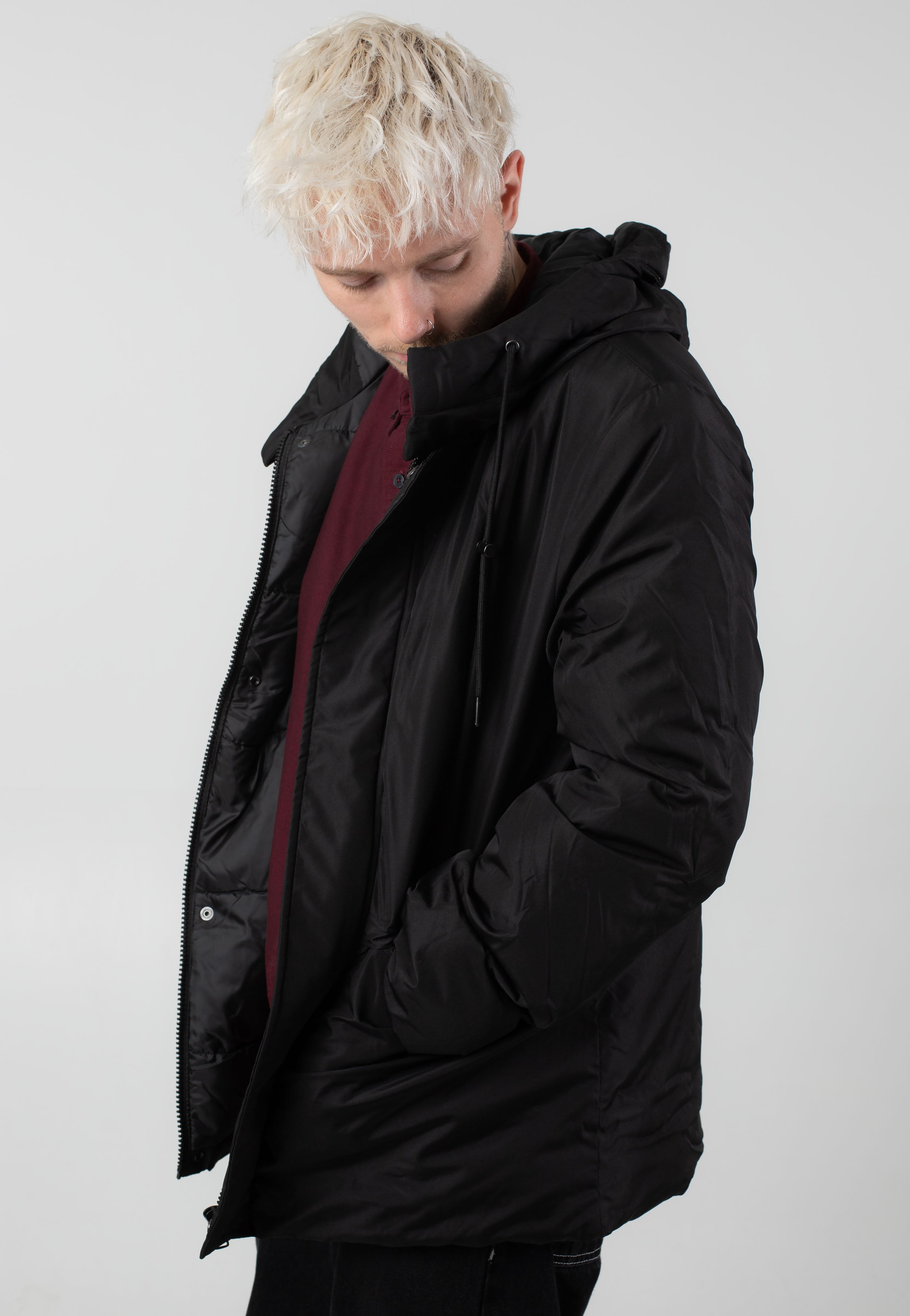 only-sons-odin-black-veste-hiver-homme-noire-m image 4