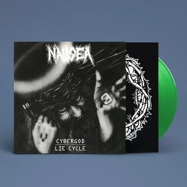 nausea-cybergod-lie-cycle-vinyle-lp-vert-transparent-dition-limit-e image 1