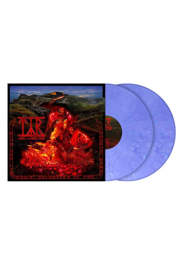 tyr-a-night-at-the-nordic-house-vinyle-bleu-metal-folk image 1
