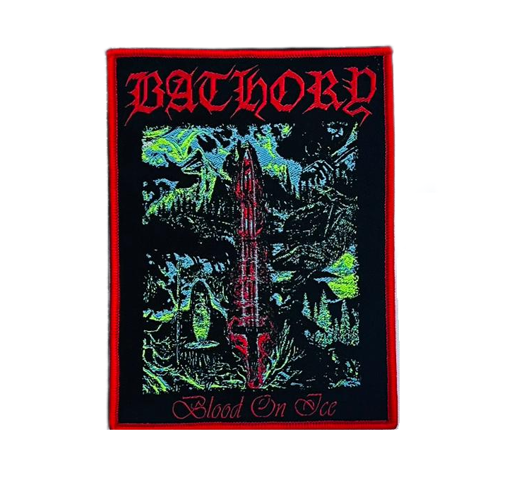 bathory-blood-on-ice-patch-tiss-bordure-jaune image 2