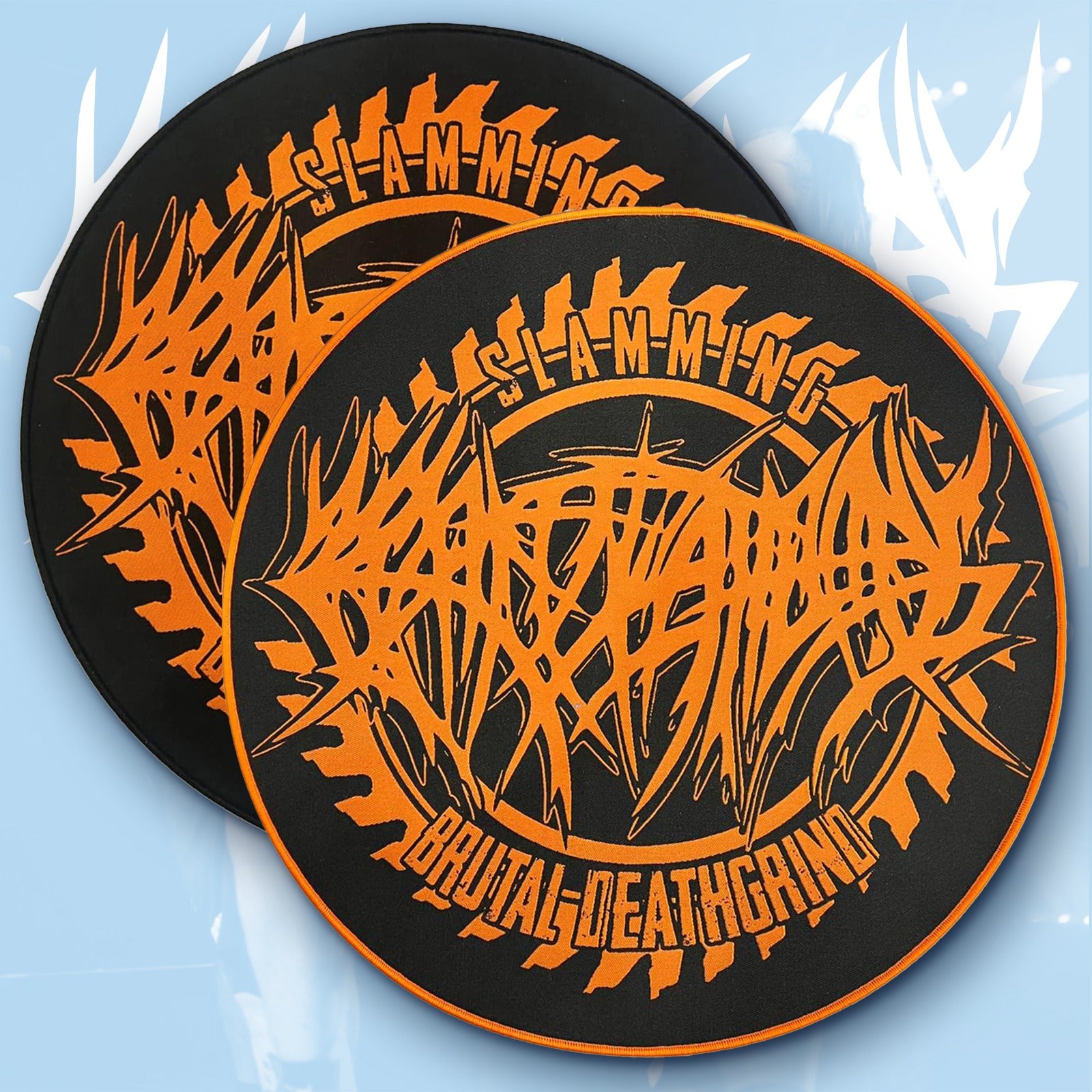crepitation-circle-backpatch-tiss-12-bordure-noire image 1