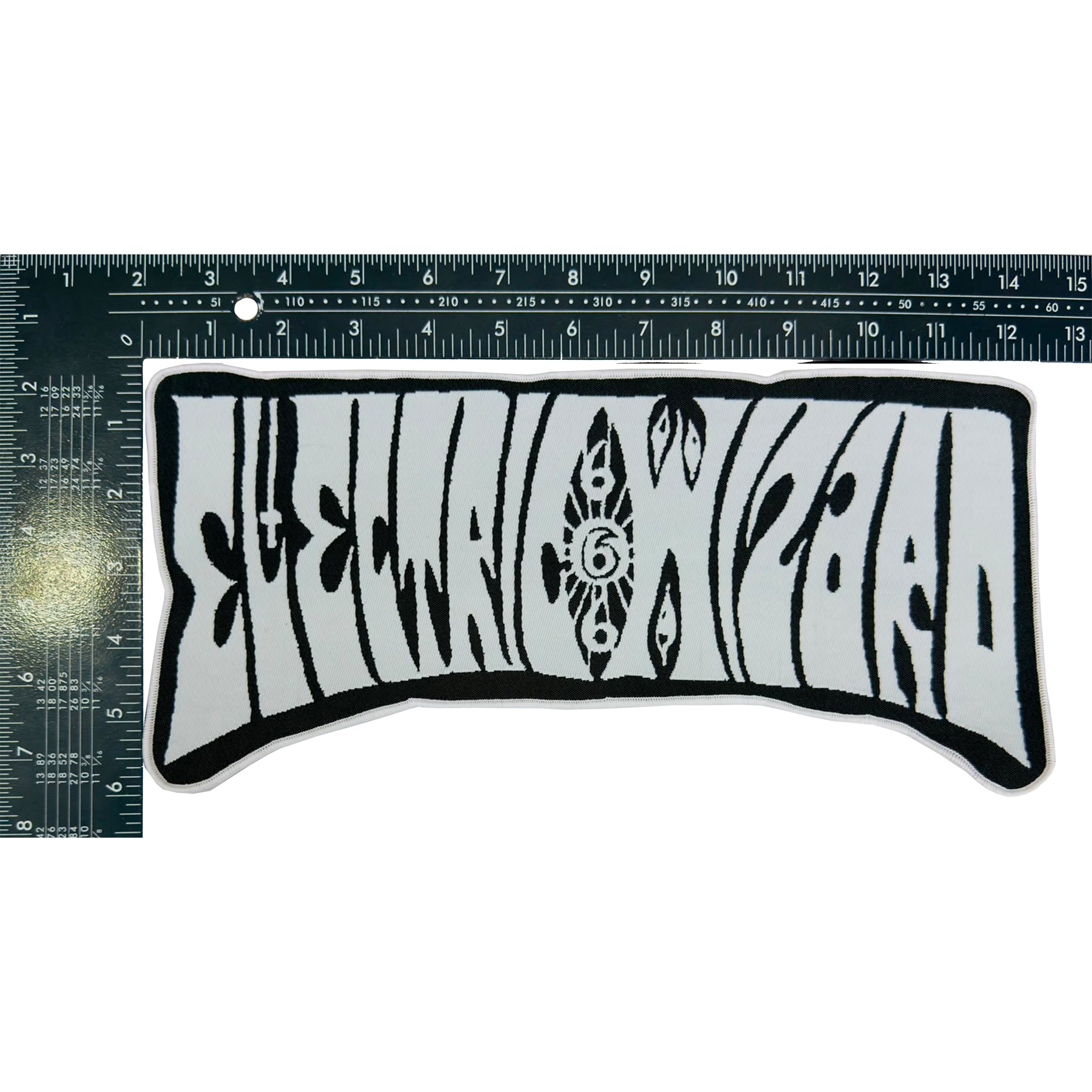electric-wizard-logo-patch-tiss-oversize-bordure-noire image 5