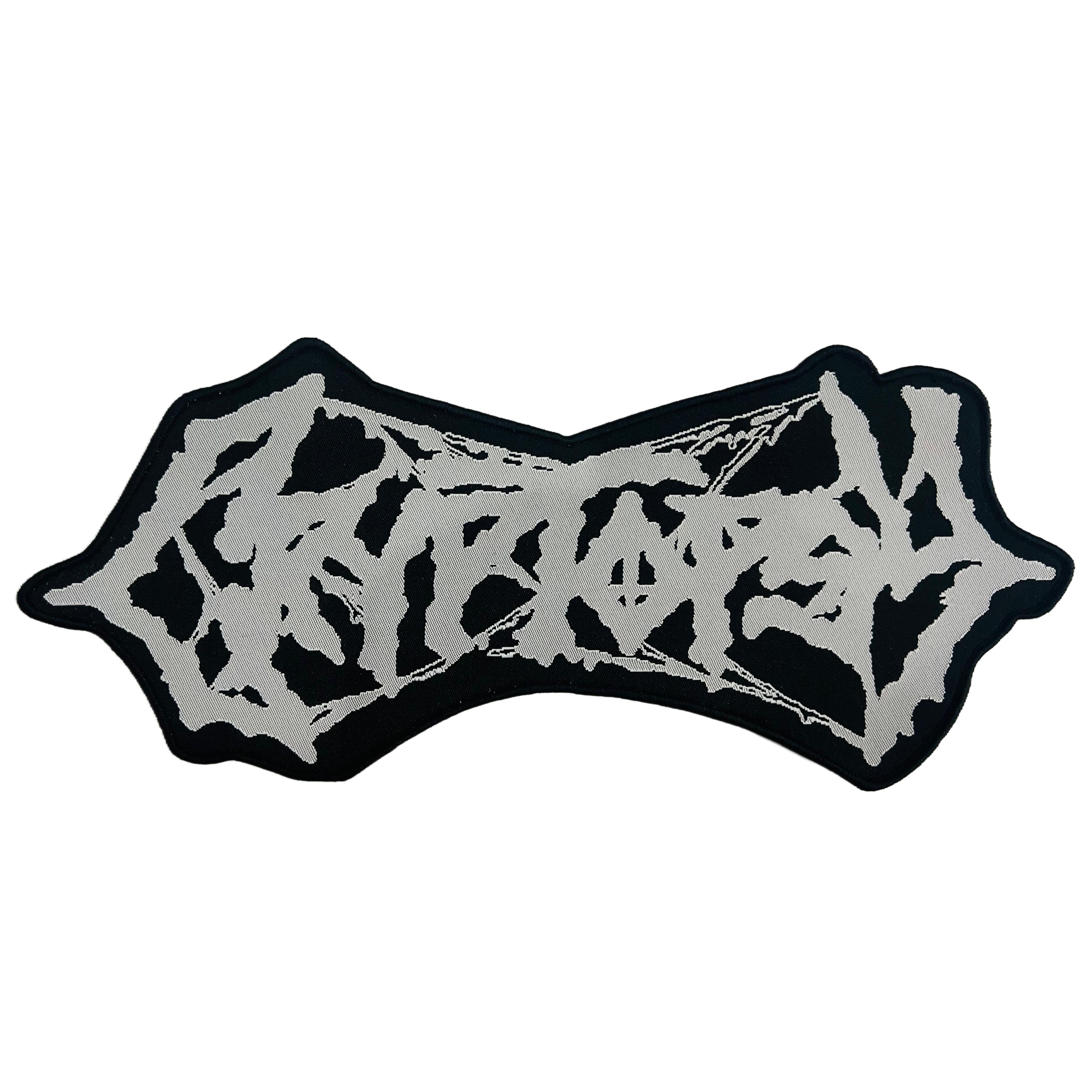 cryptopsy-white-logo-patch-tiss-oversized-bordure-blanche image 4