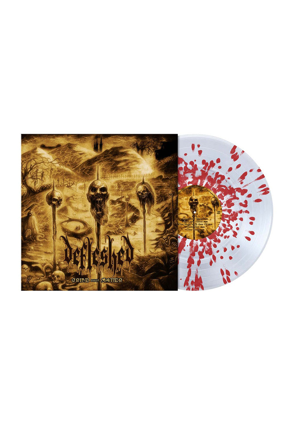 defleshed-grind-over-matter-vinyle-lp-splattered image 1