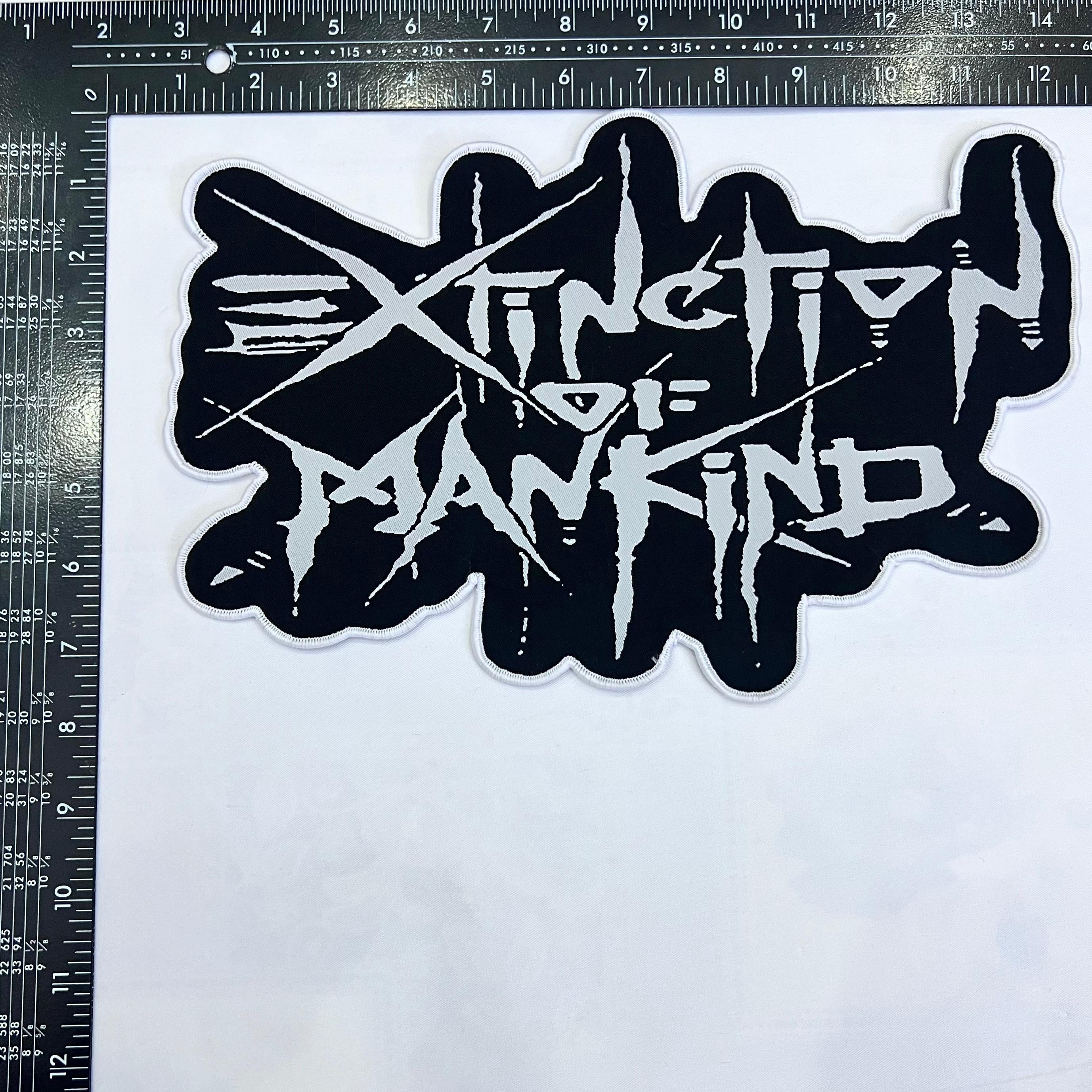 extinction-of-mankind-logo-patch-tiss-oversize-noir-30-cm image 5