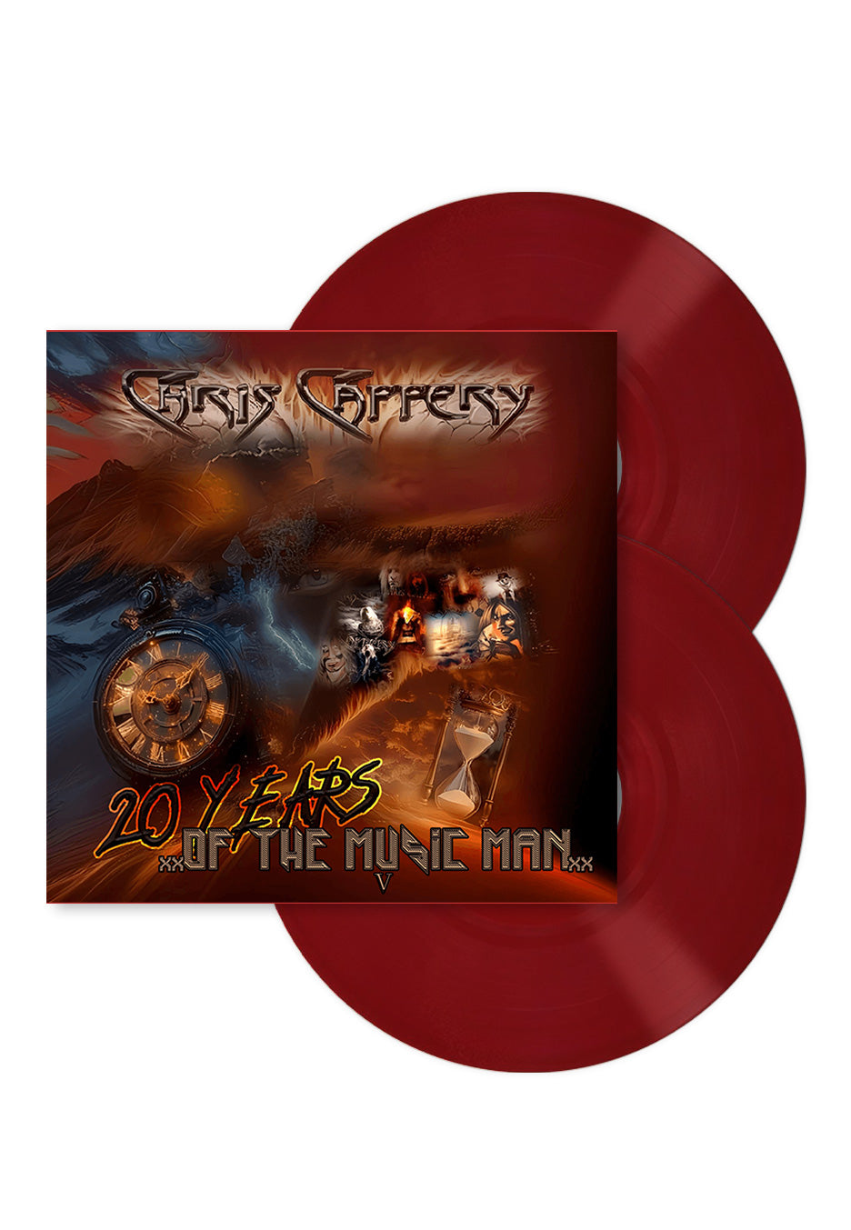 chris-caffery-20-years-music-man-vinyle-oxblood-2lp image 1