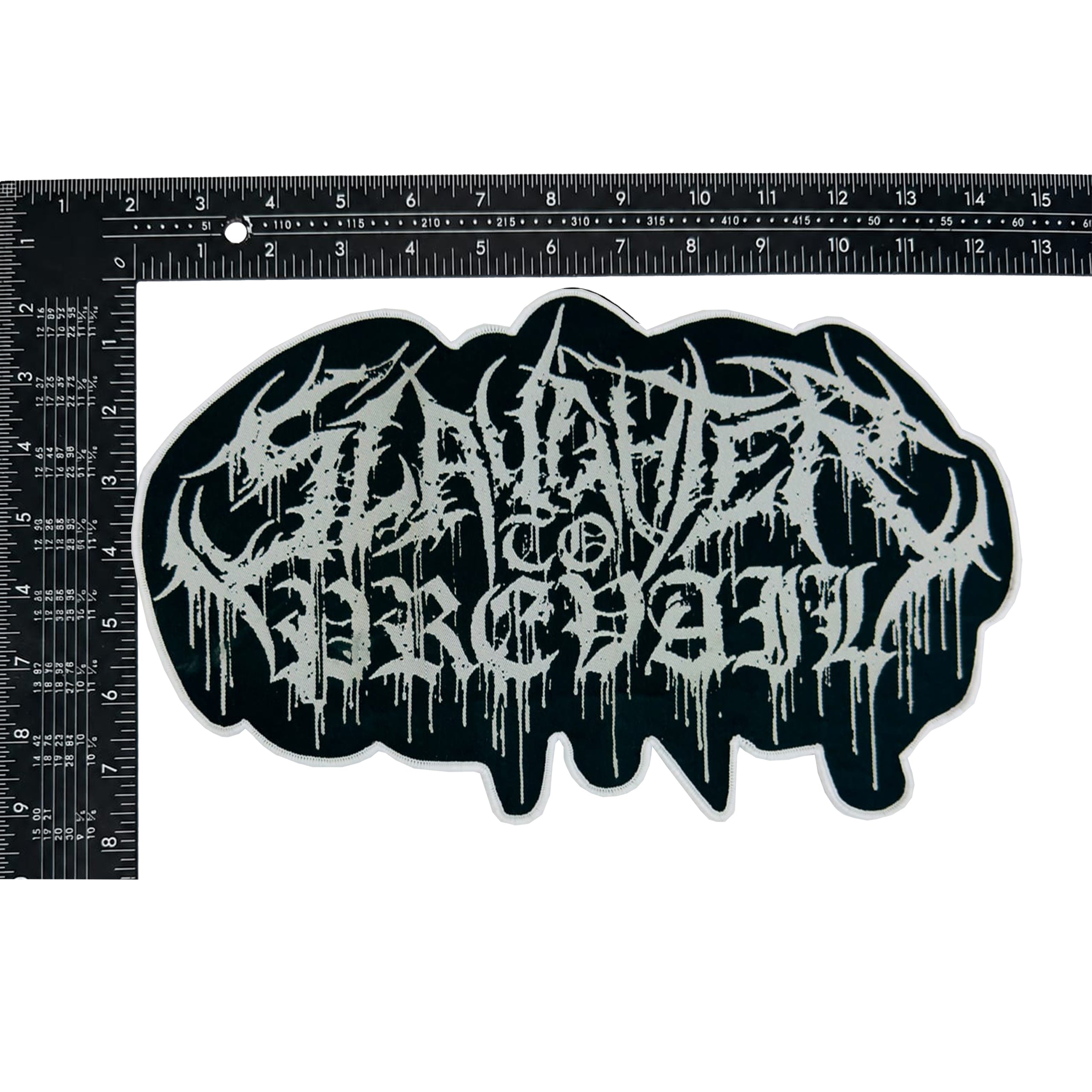 slaughter-to-prevail-logo-cusson-tiss-oversized-bordure-noire-30-cm image 5