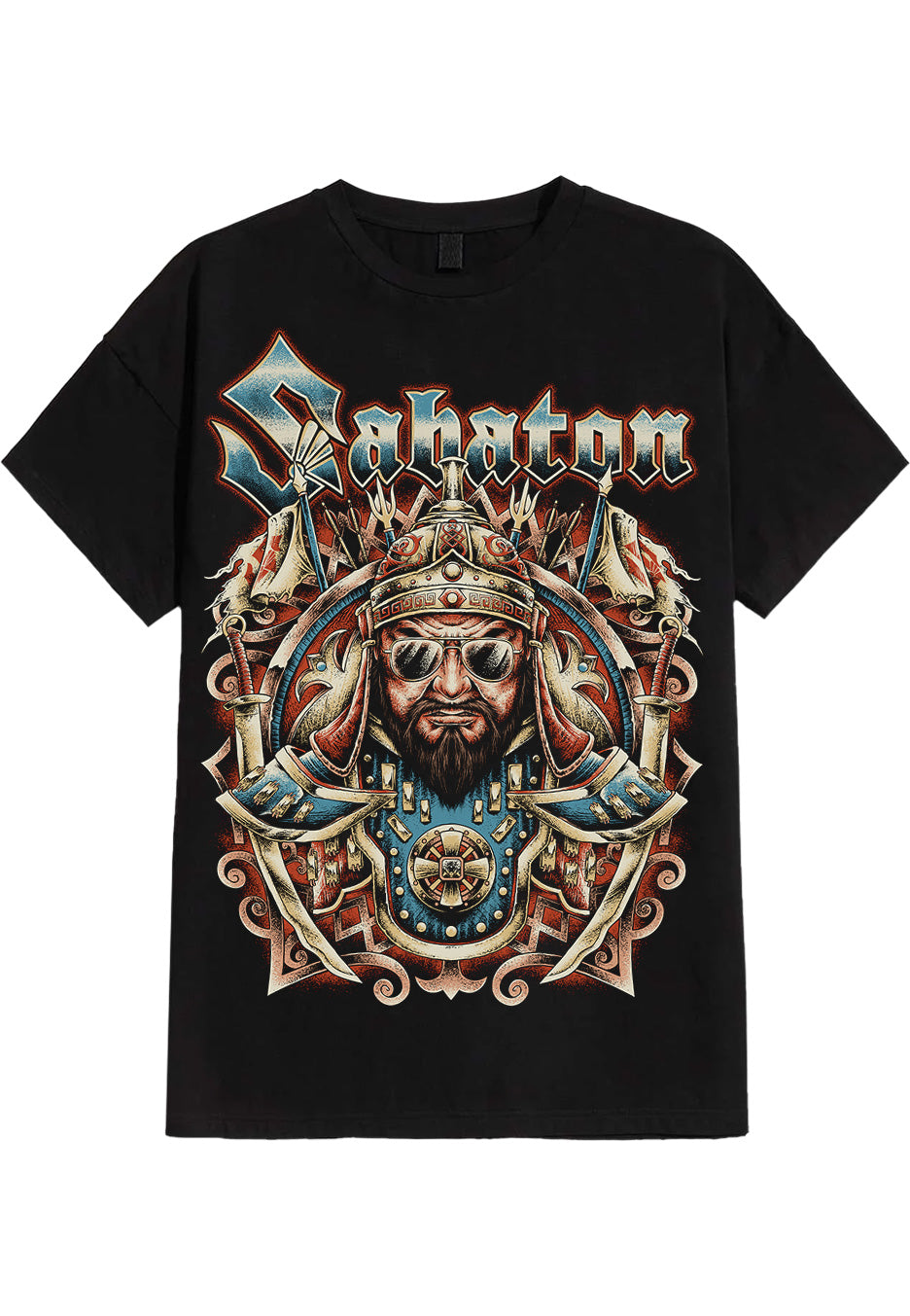 sabaton-hordes-of-khan-t-shirt-noir-taille-s image 1