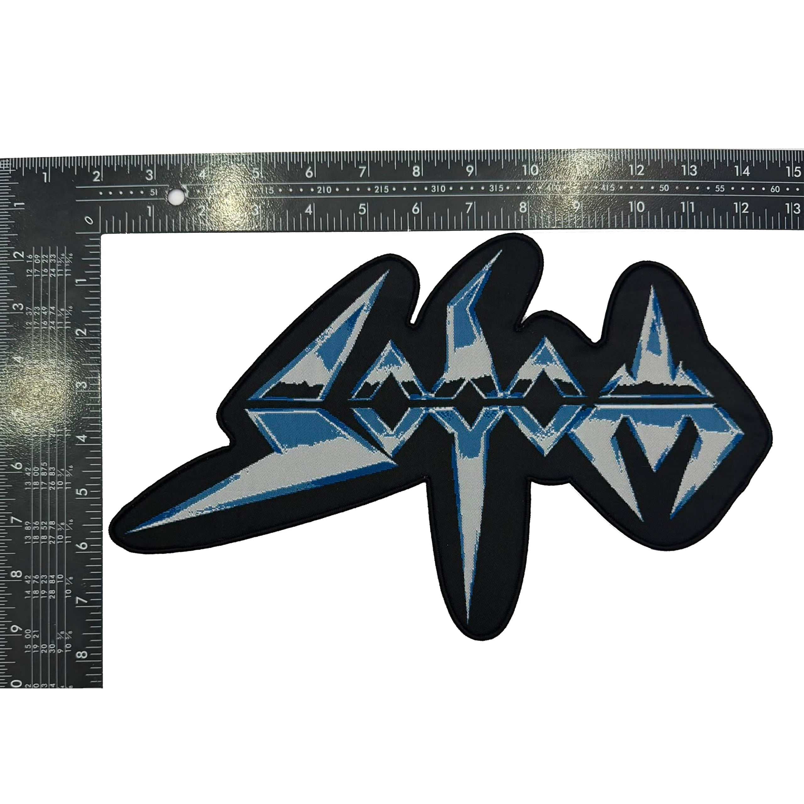 sodom-logo-patch-tiss-oversized-12-pouces-noir image 3