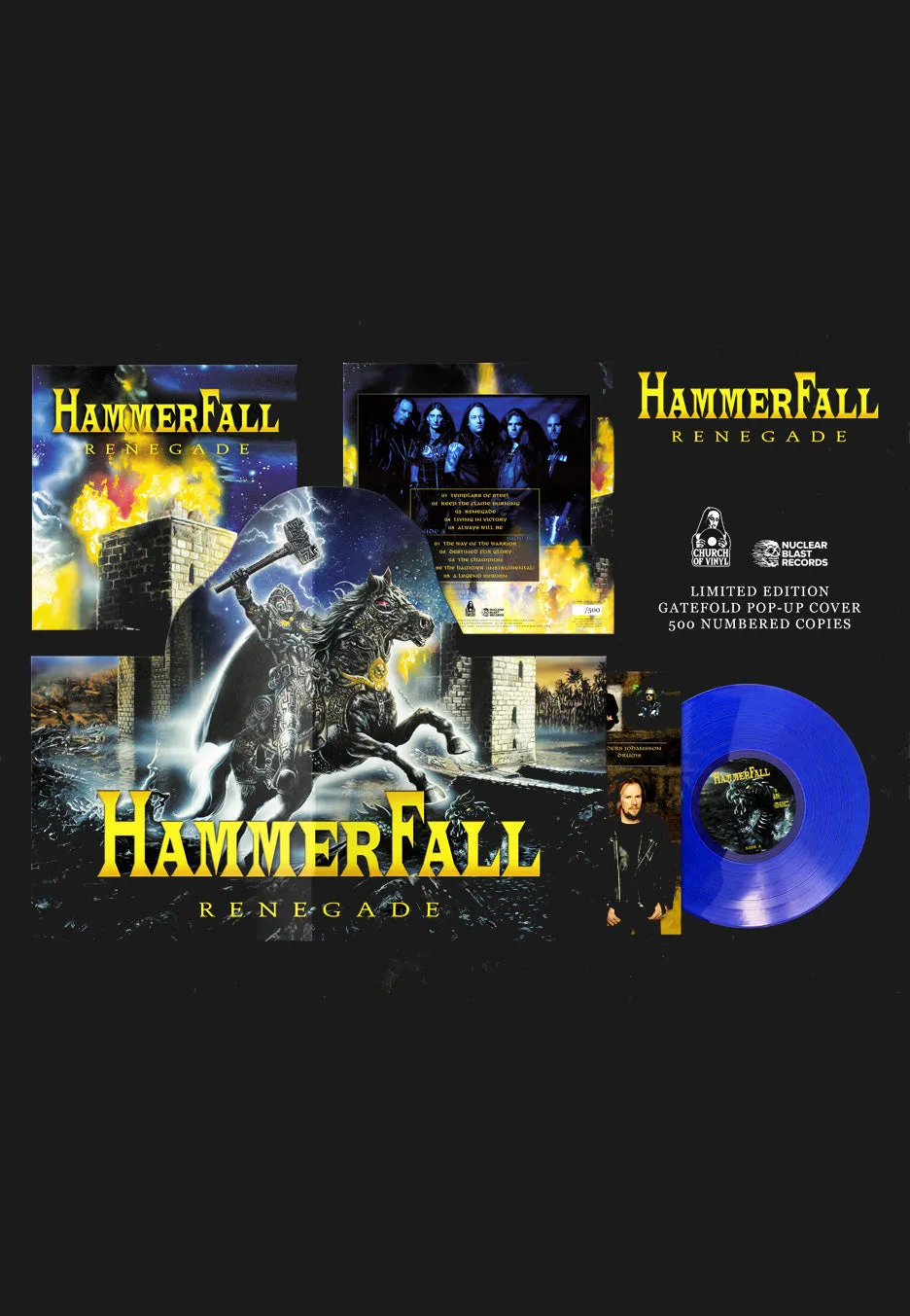 hammerfall-renegade-ltd-blue-vinyle-bleu-pop-up-power-metal image 1