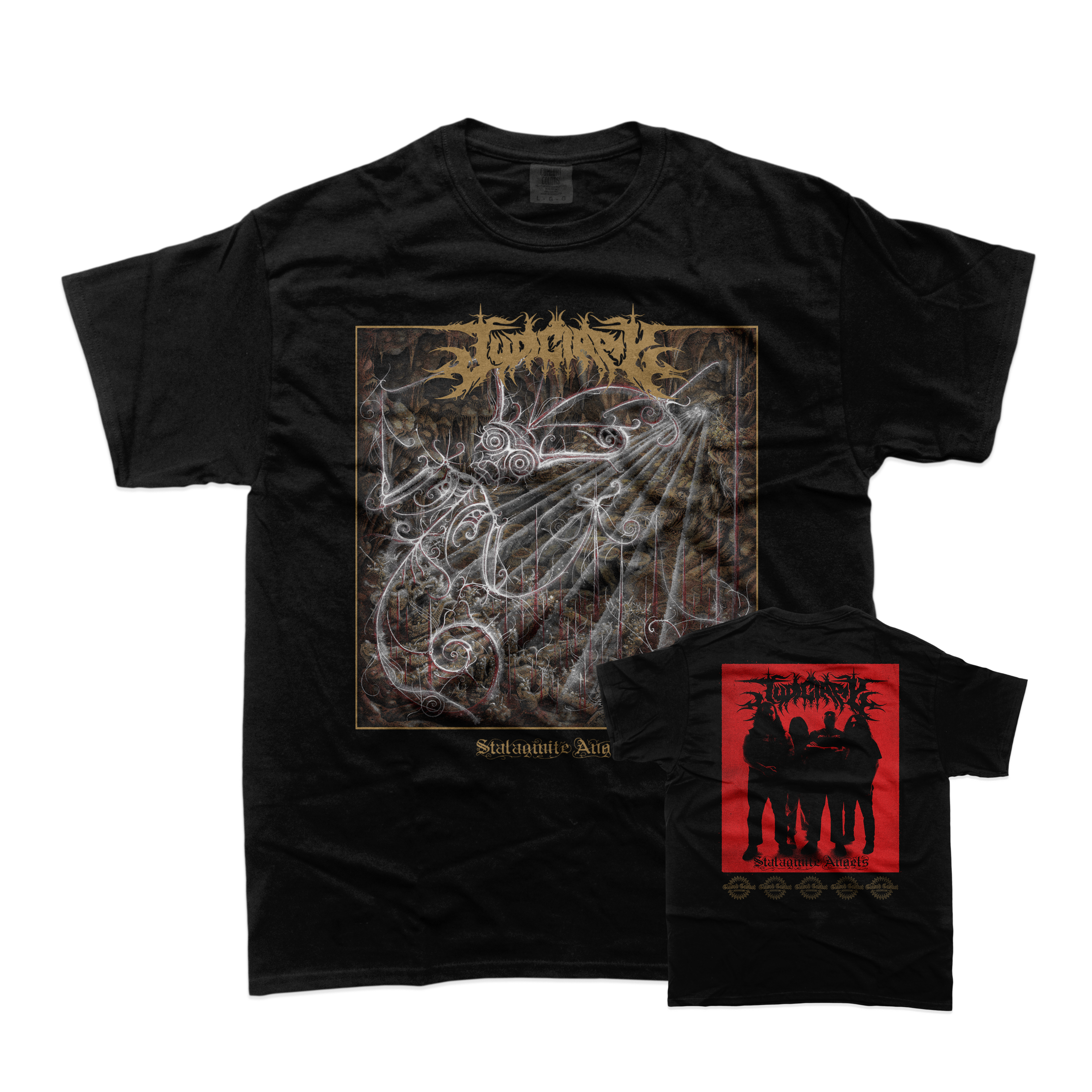 judiciary-stalagmite-angels-cover-t-shirt-noir-coton image 1