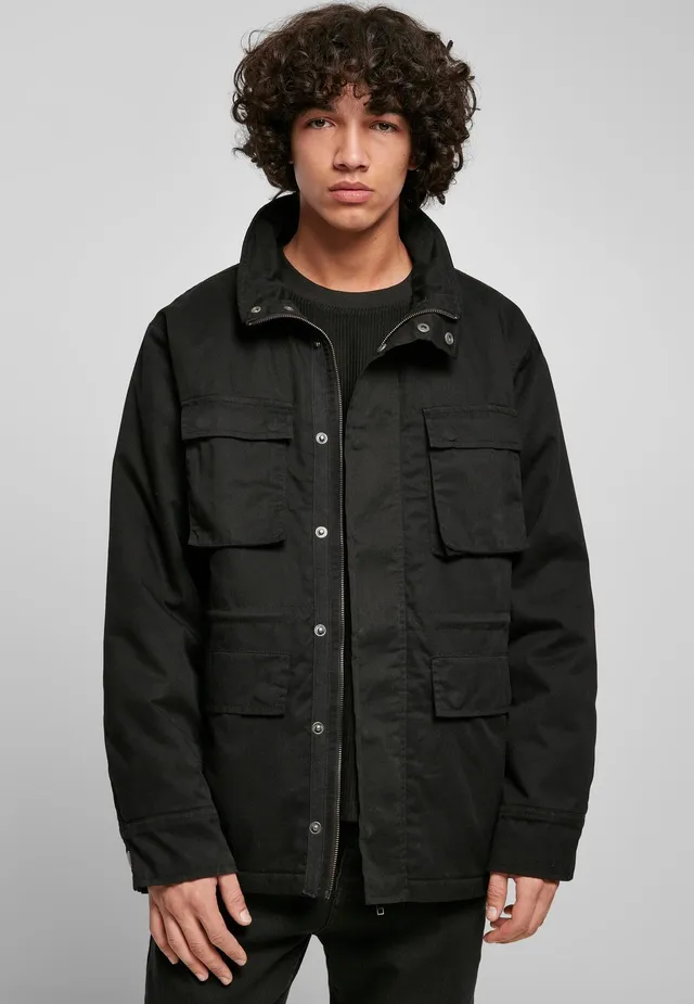 urban-classics-big-m-65-veste-noire-homme-streetwear image 1