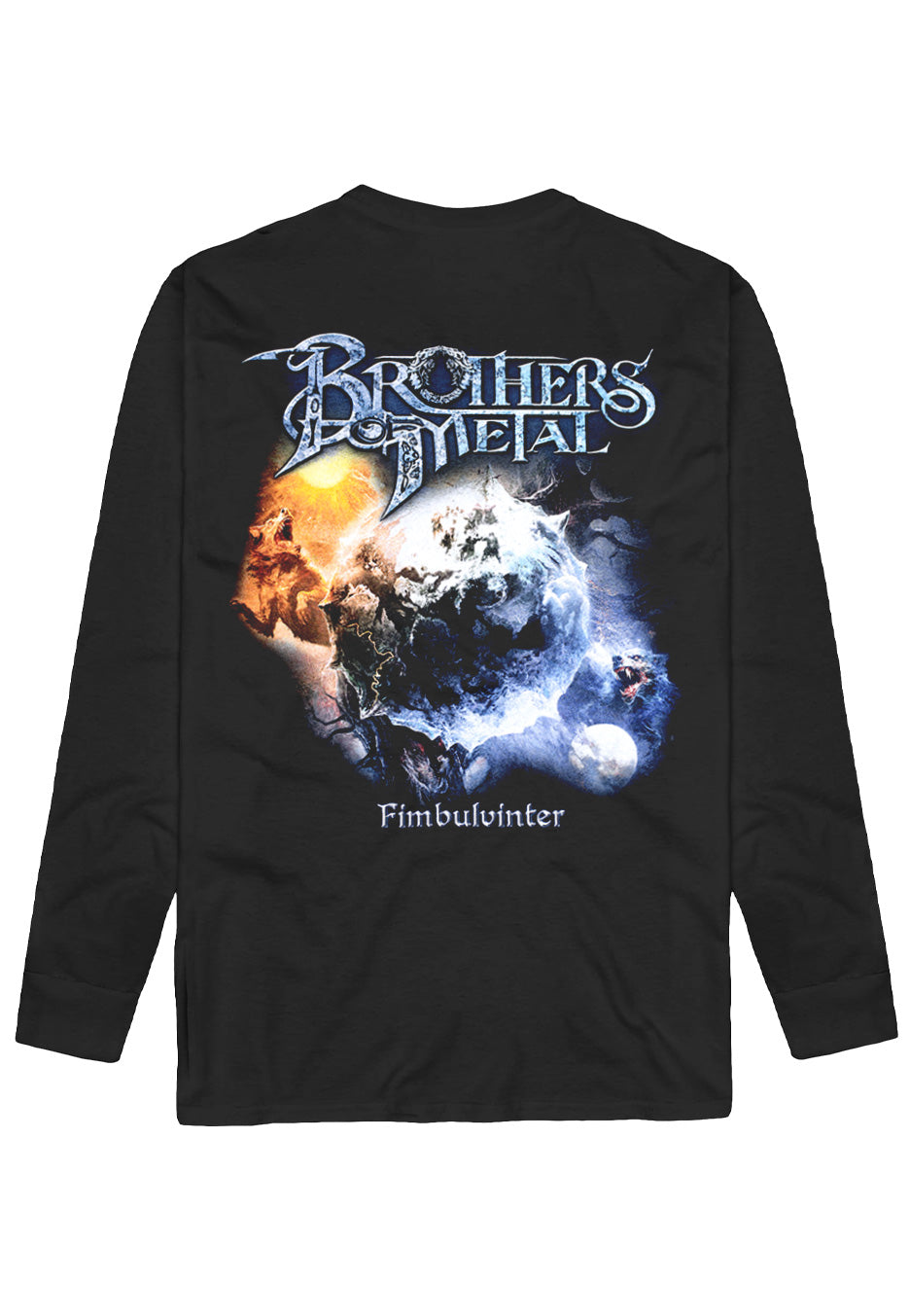brothers-of-metal-fimbulvinter-t-shirt-manches-longues-noir image 2