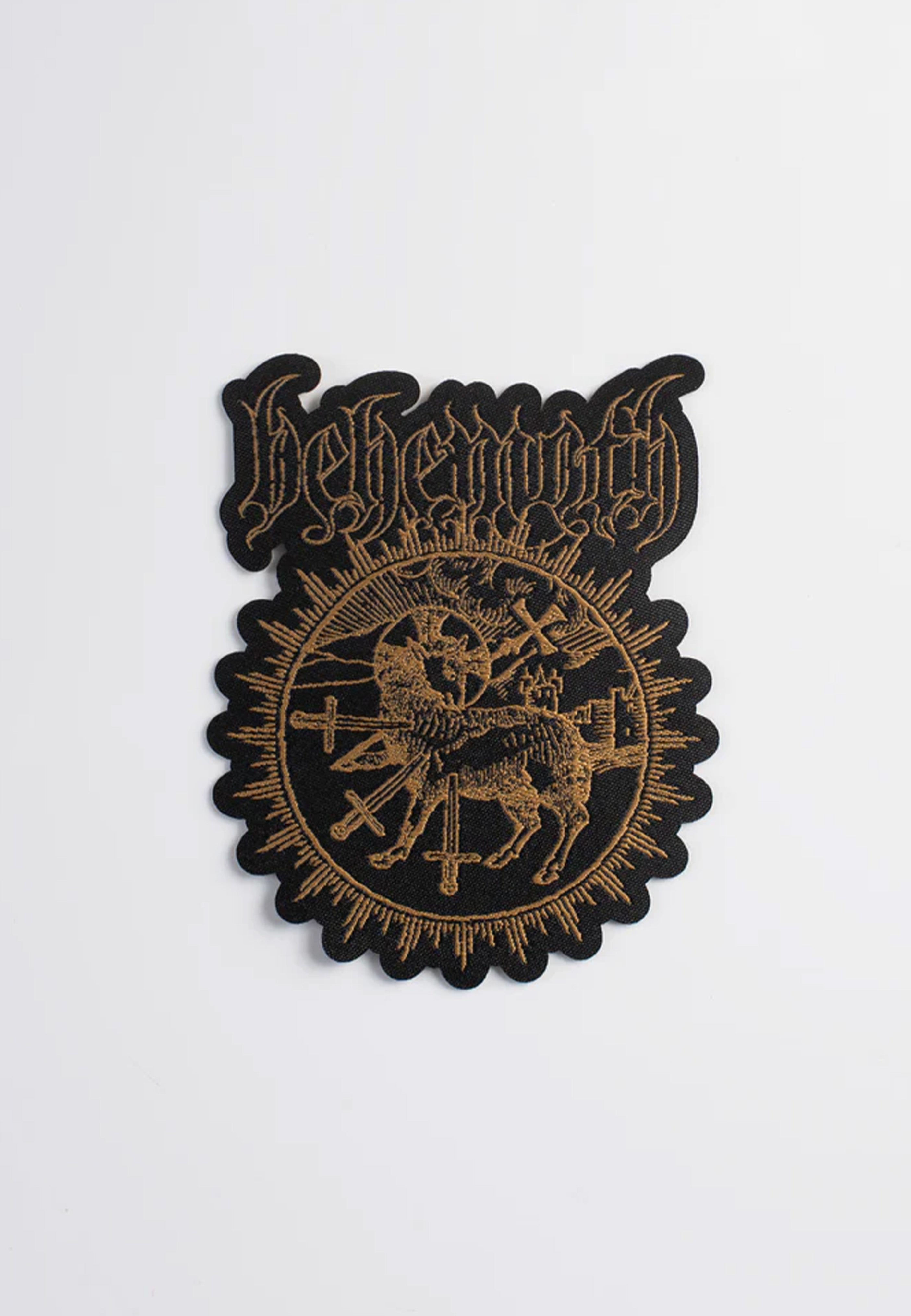 behemoth-sigil-die-cut-patch-cusson-noir-taille-unique image 1