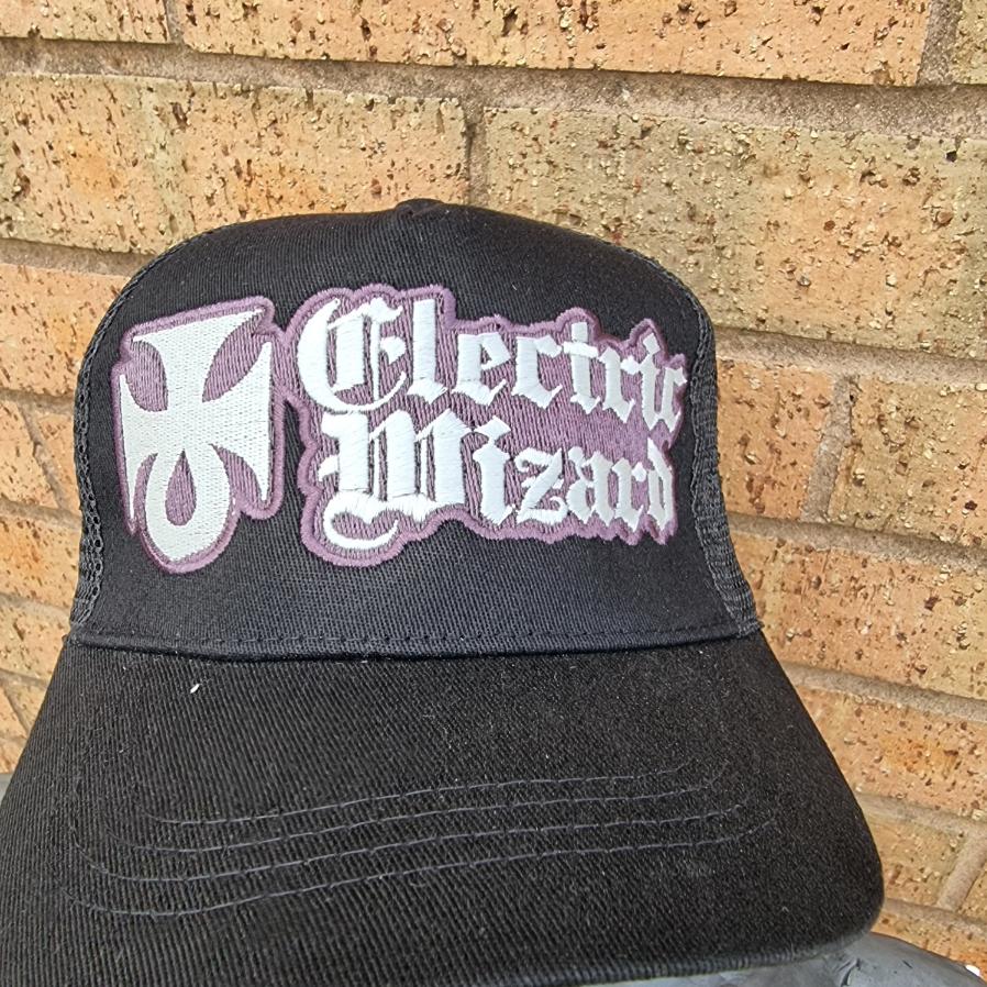 electric-wizard-logo-casquette-trucker-phosphorescent image 4