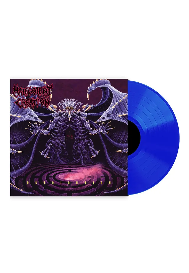 malevolent-creation-retribution-vinyle-bleu-death-metal image 1