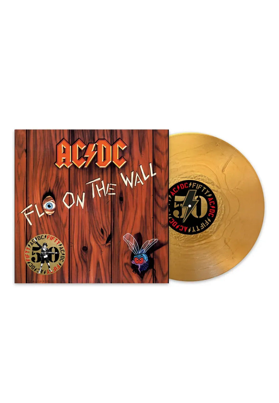 ac-dc-fly-on-the-wall-vinyle-or-dition-50e-anniversaire image 1