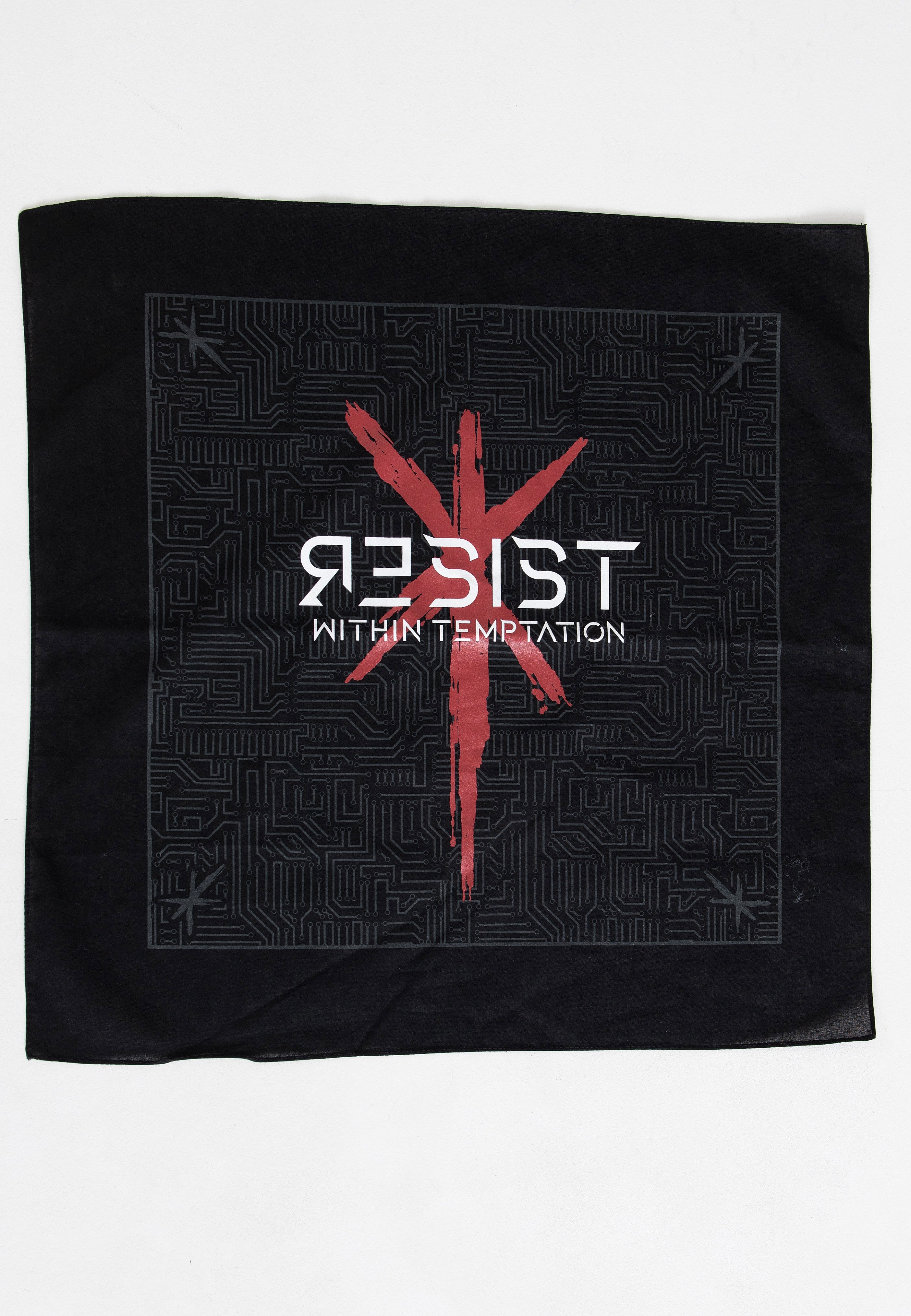 within-temptation-dragonfly-circuit-bandana-noir-taille-unique image 1