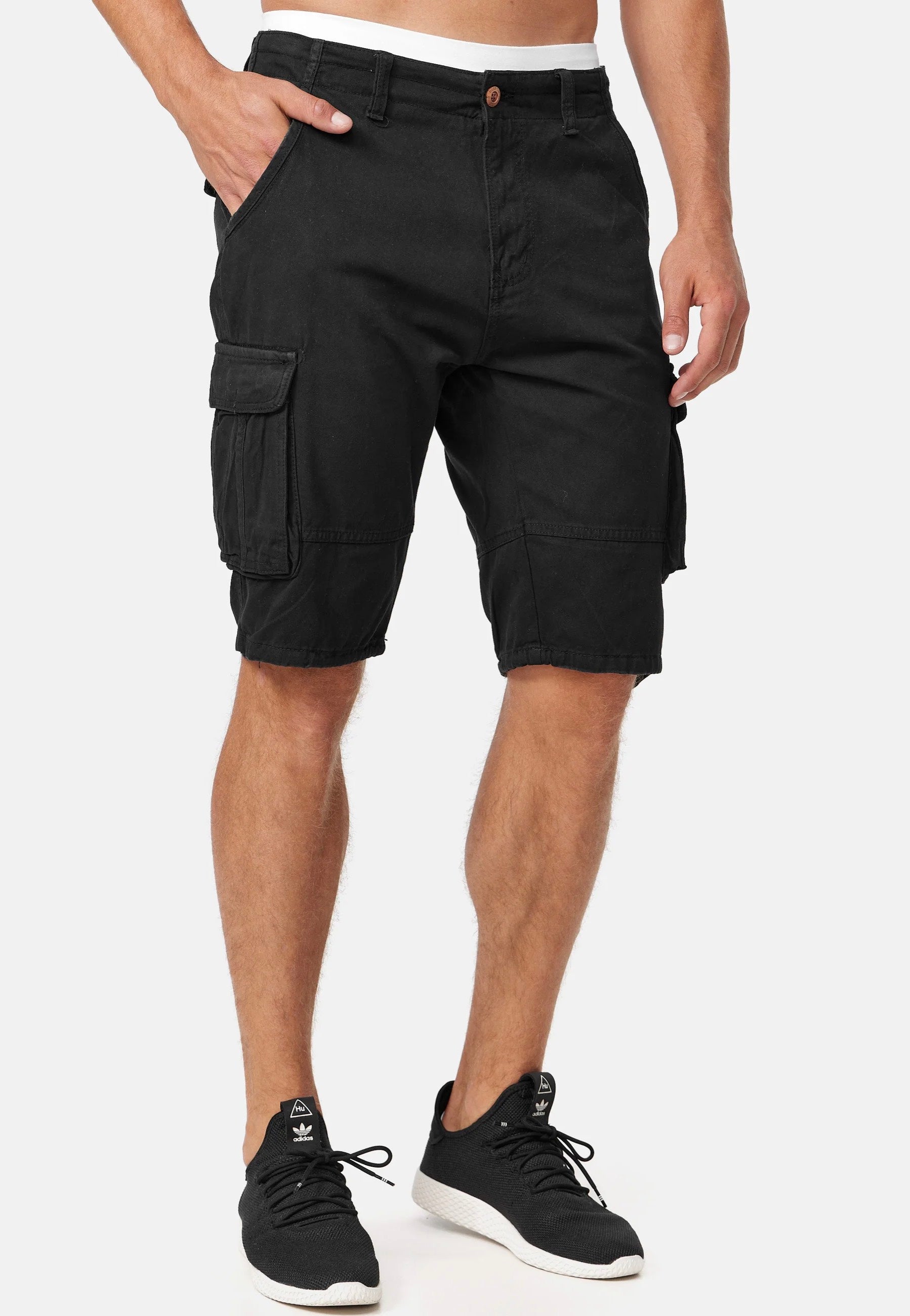indicode-monroe-short-cargo-noir-homme-coton image 5