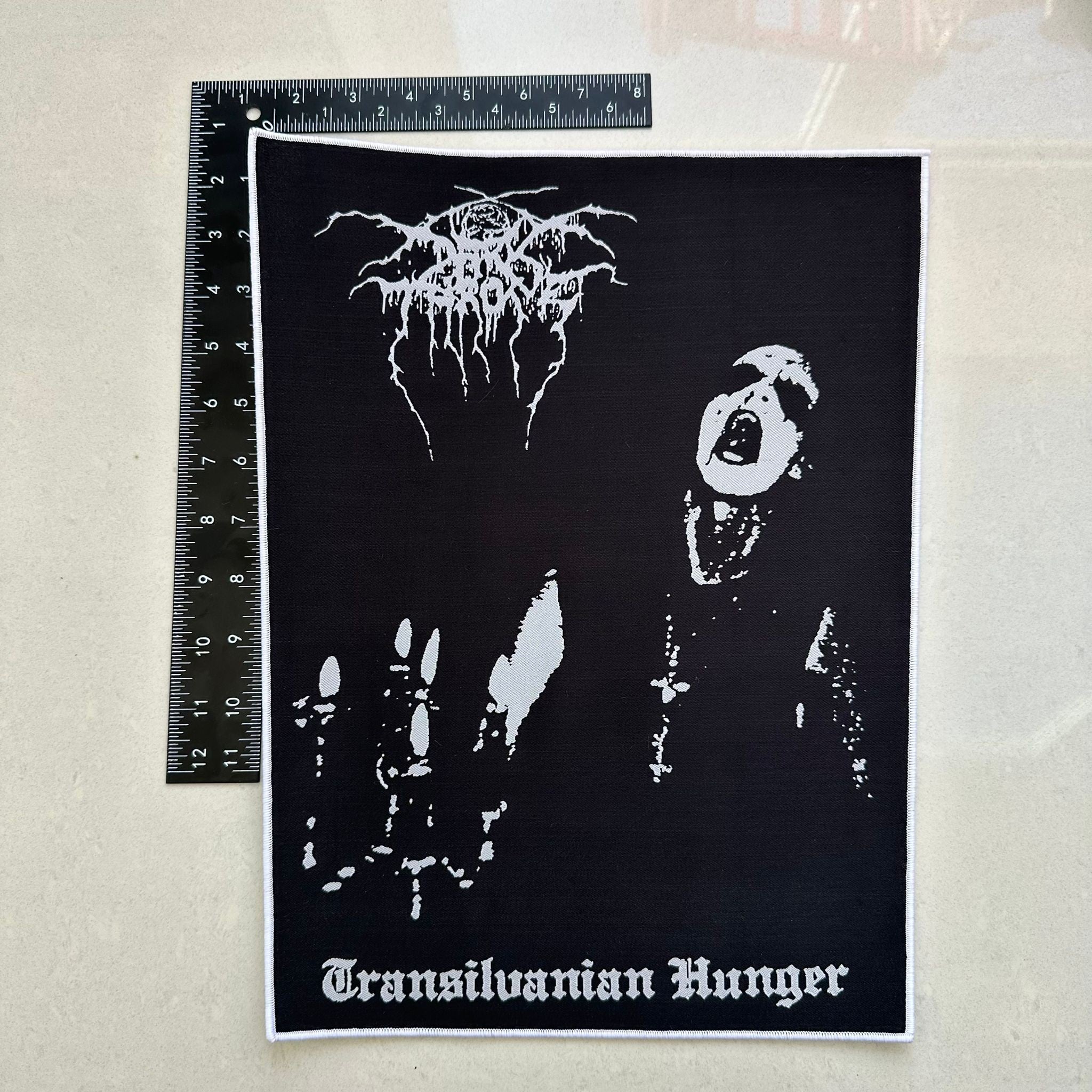darkthrone-transilvanian-hunger-backpatch-dos-bordure-noire image 3