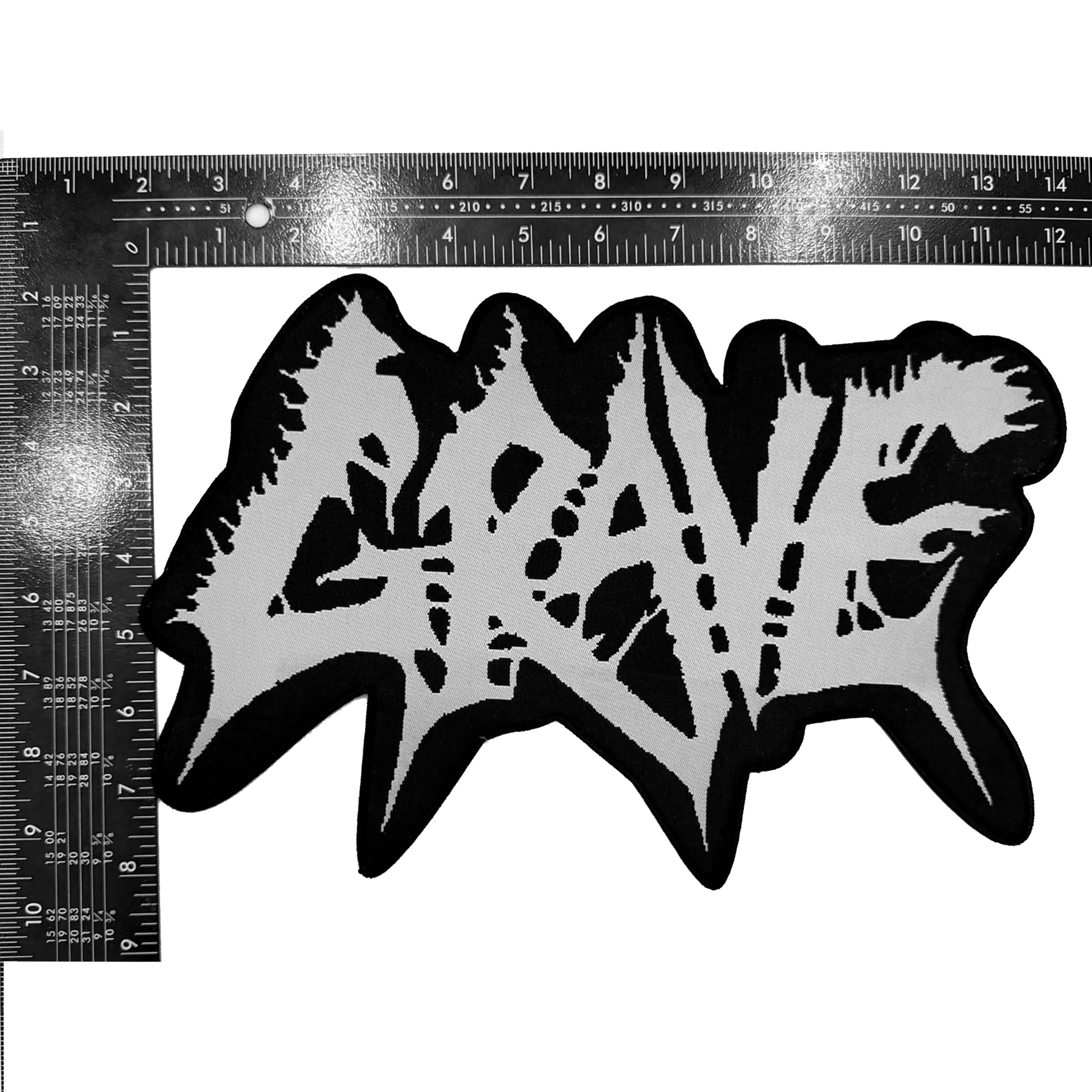 grave-logo-patch-tiss-oversized-bordure-noire-30-cm image 3