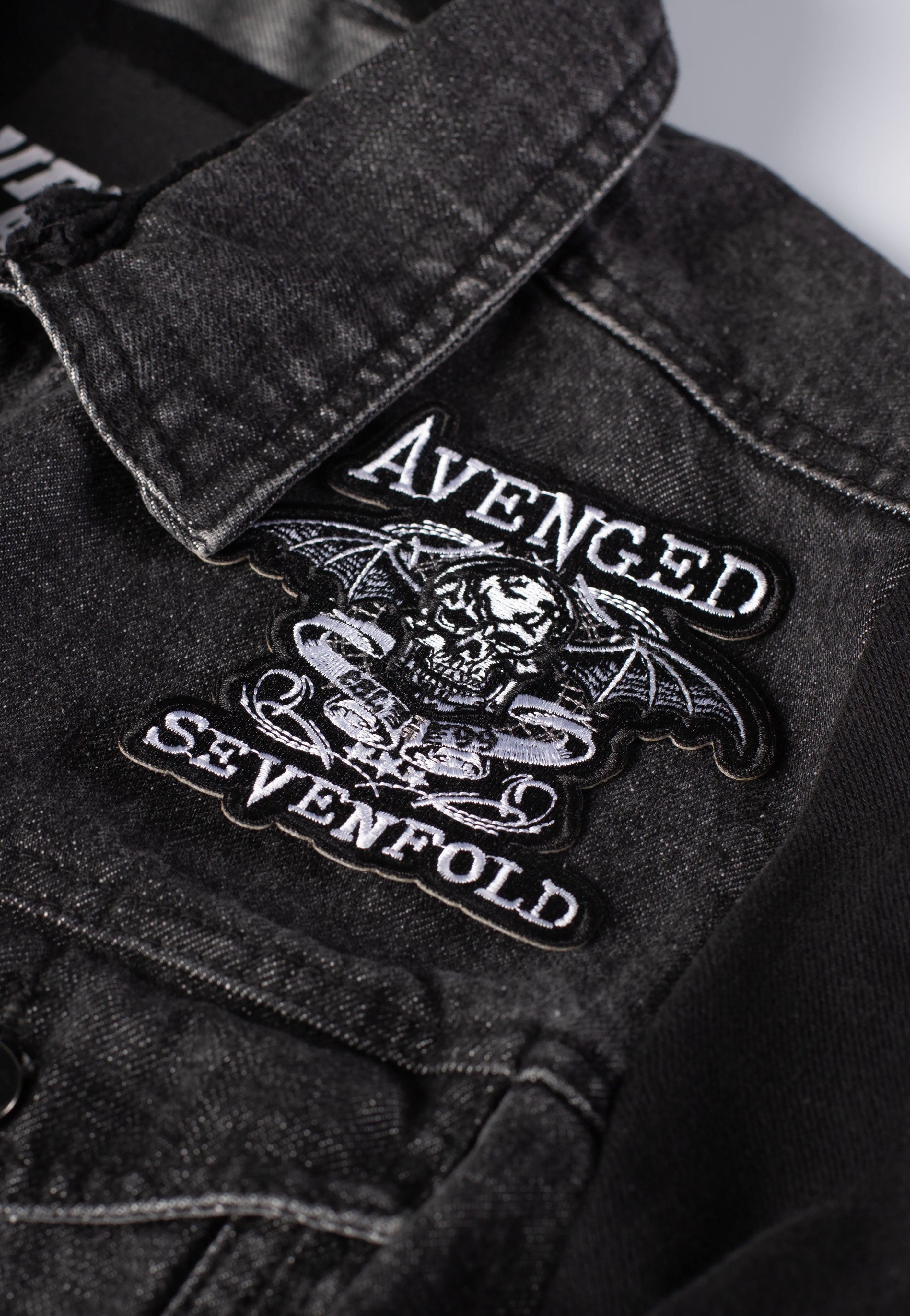 avenged-sevenfold-deathbat-patch-noir-polyester image 2