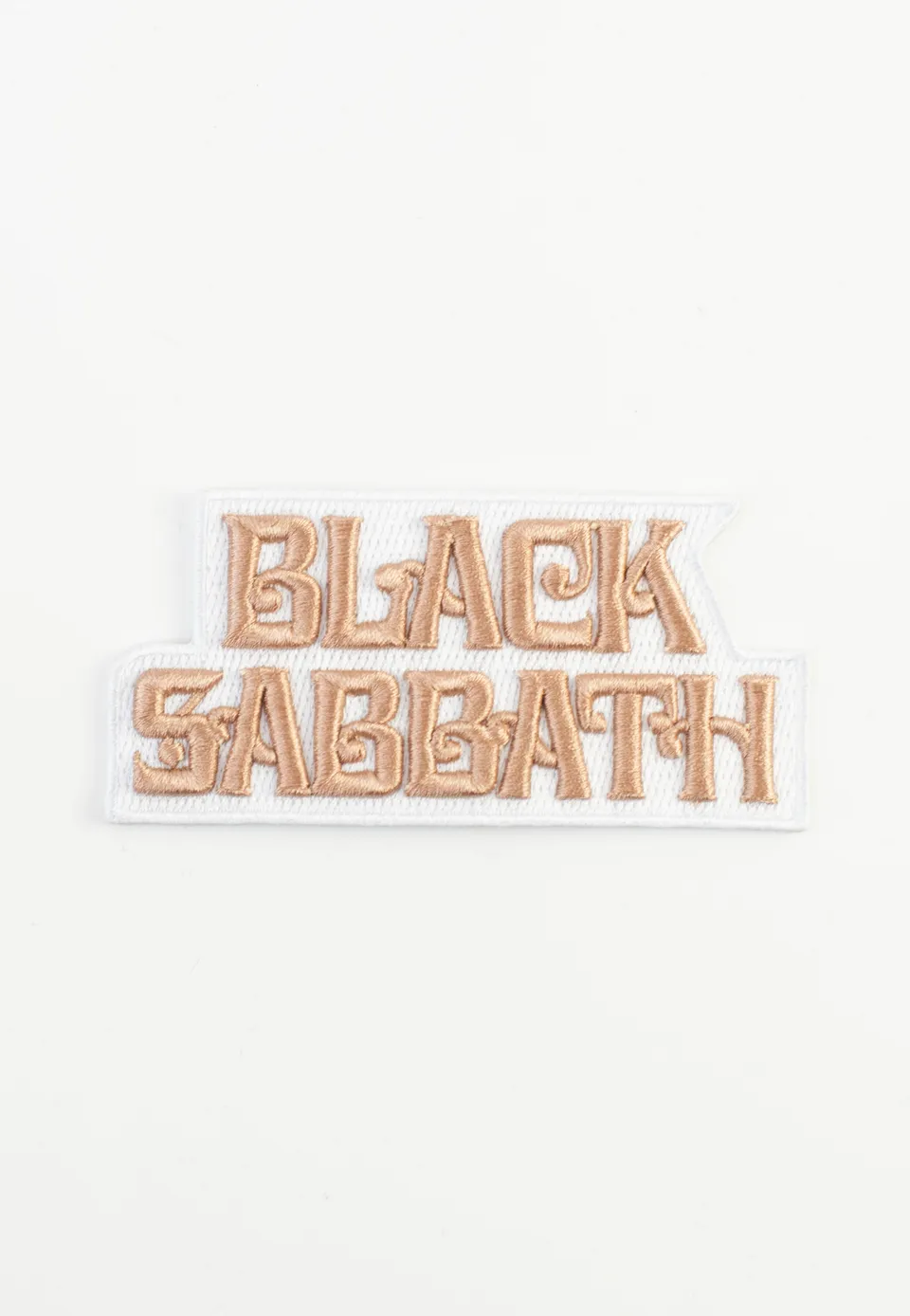 black-sabbath-text-logo-patch-cusson-blanc-taille-unique image 1