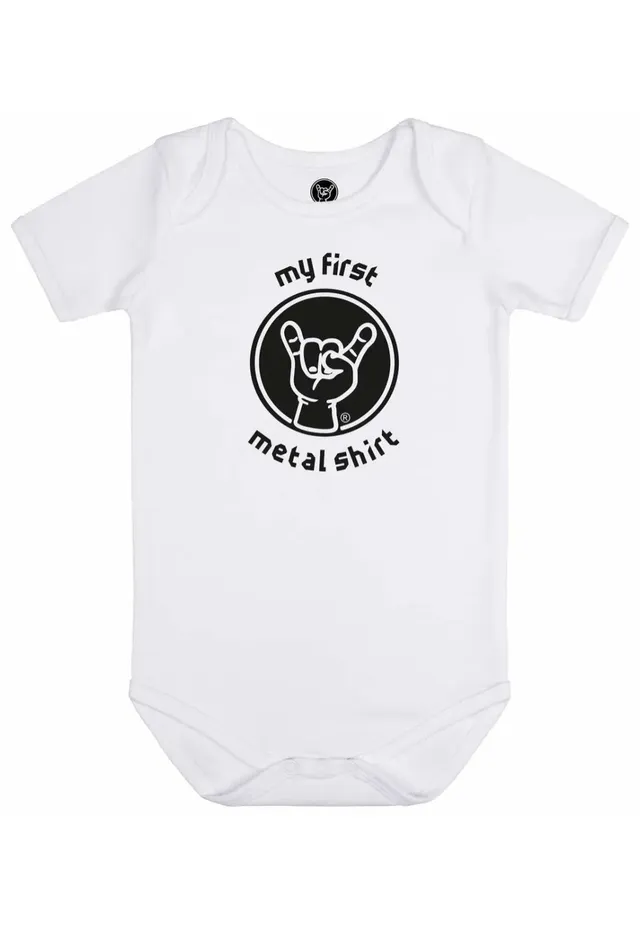 metal-kids-my-first-metal-shirt-body-b-b-blanc-56-62 image 1