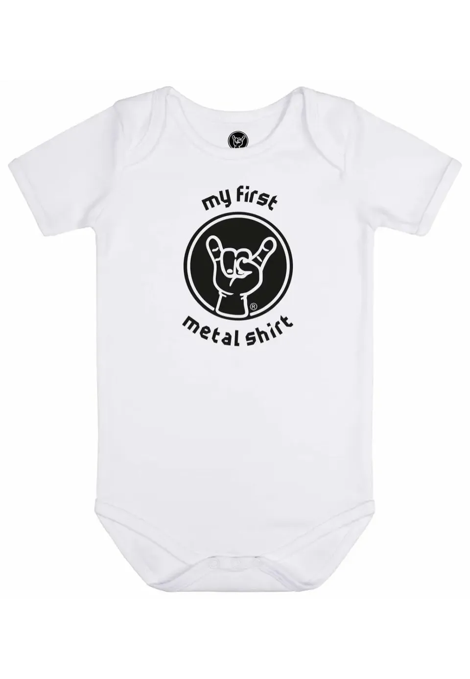 metal-kids-my-first-metal-shirt-body-b-b-blanc-56-62 image 1
