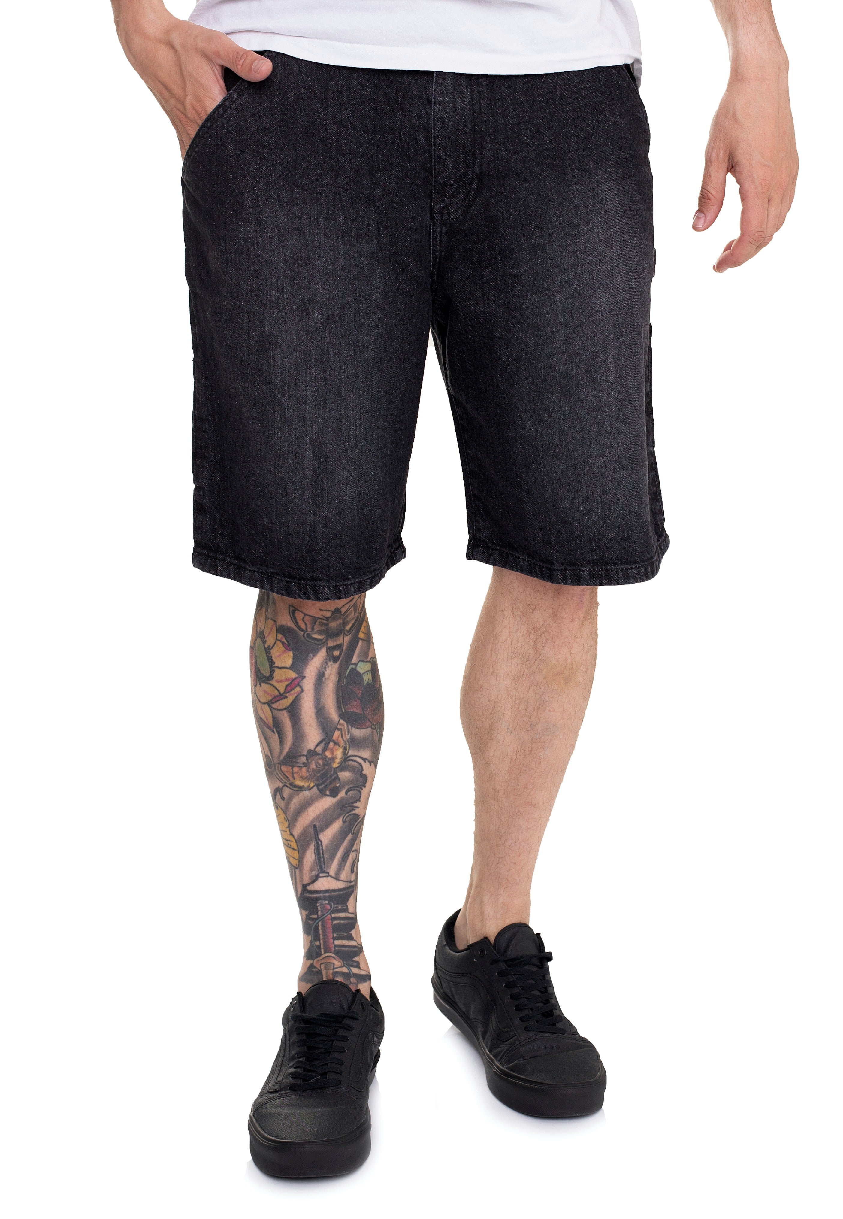 urban-classics-carpenter-short-jean-noir-d-lav image 1