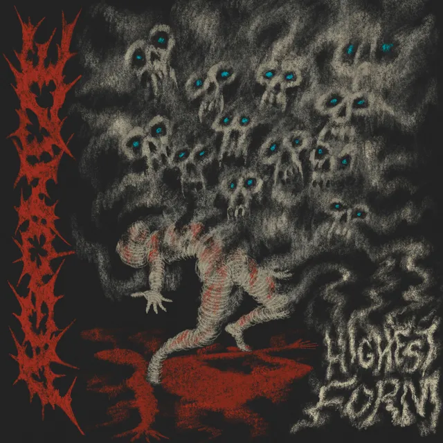agonize-highest-form-vinyle-12-ep-blue-black-splatter image 1