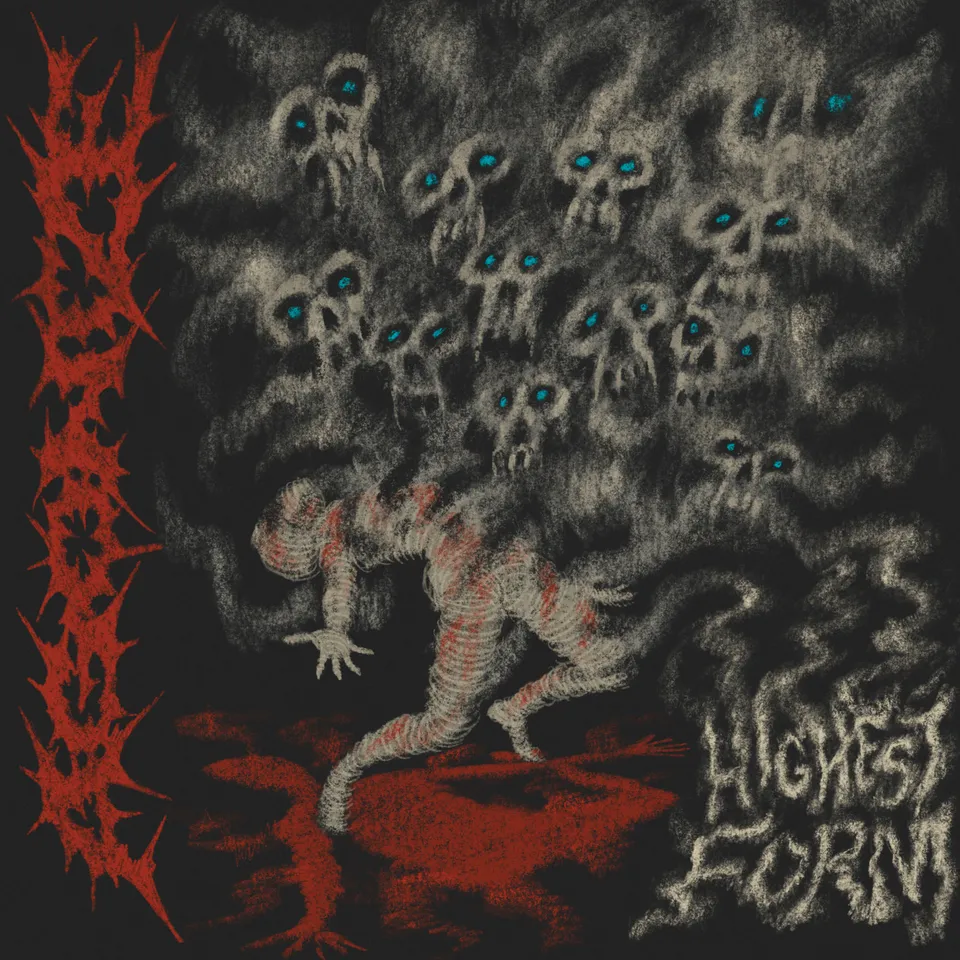 agonize-highest-form-vinyle-12-ep-blue-black-splatter image 1
