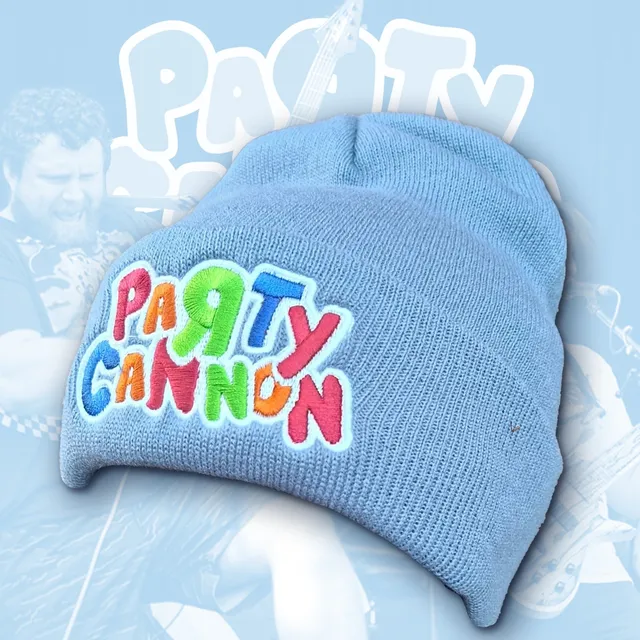 party-cannon-logo-bonnet-gris-phosphorescent-brod image 1