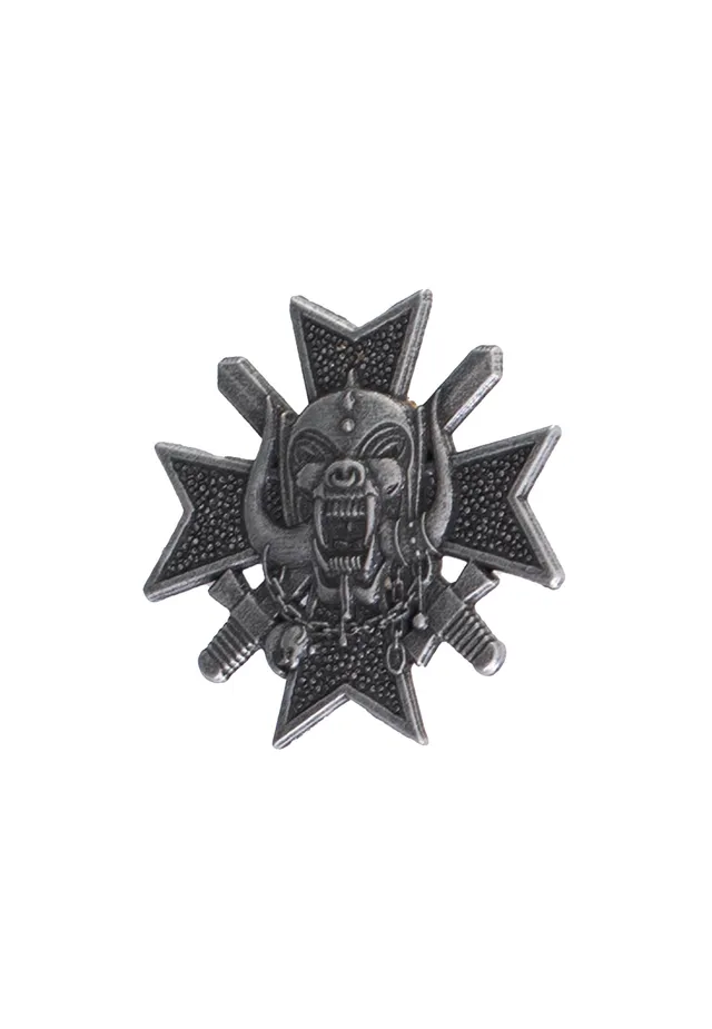 mot-rhead-bad-magic-pin-gris-taille-unique-metal image 1