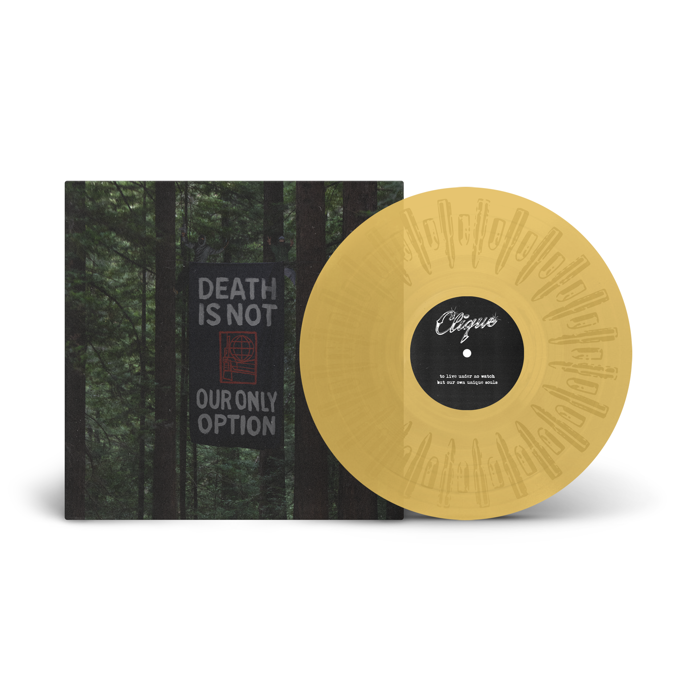clique-death-is-not-our-only-option-ep-vinyle-vert image 4