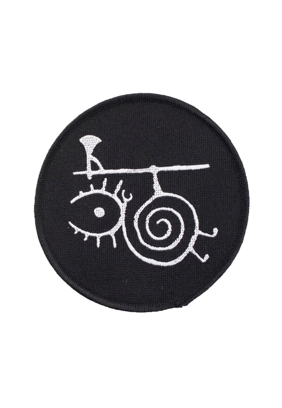 heilung-warrior-snail-patch-noir-taille-unique image 1