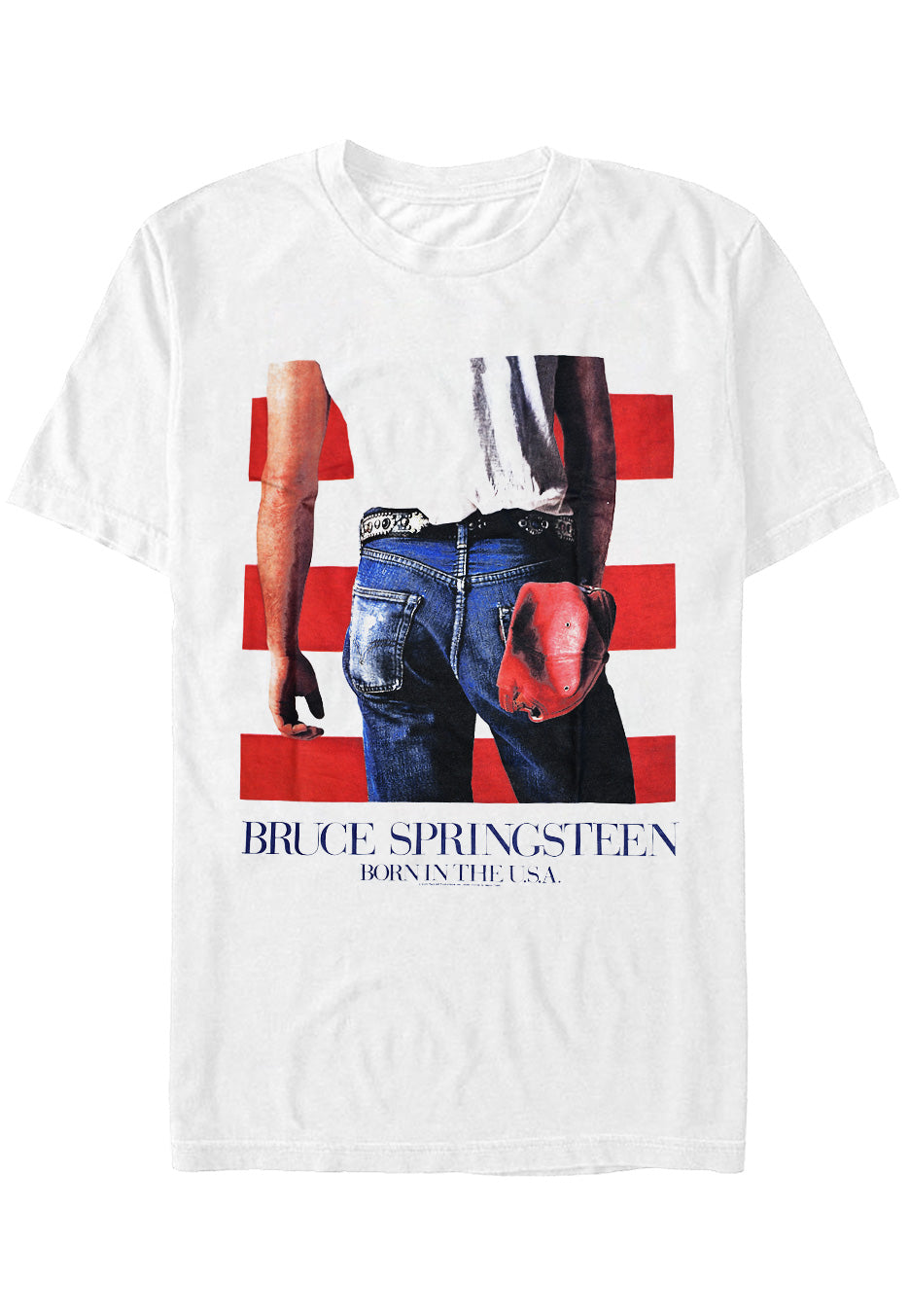 bruce-springsteen-born-in-the-usa-t-shirt-blanc-homme image 1