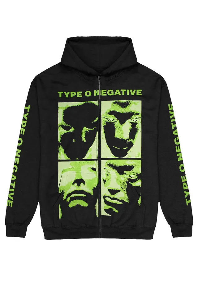type-o-negative-faces-sweat-zipp-noir image 1
