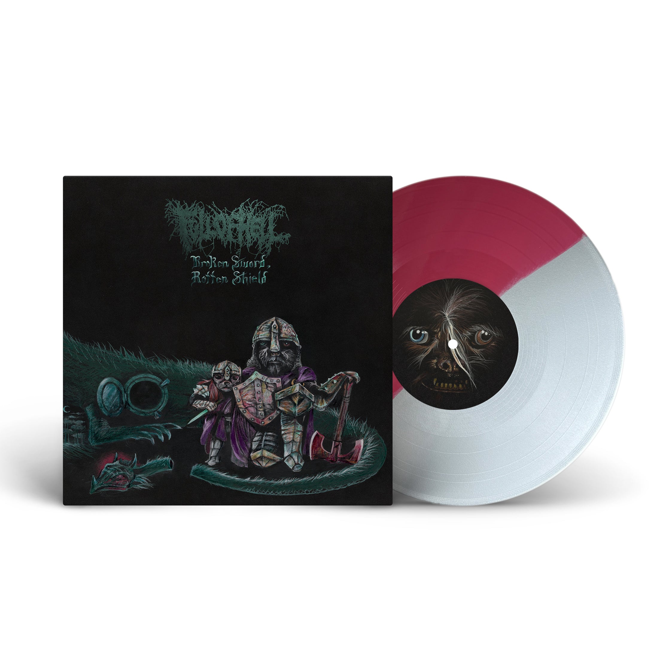 full-of-hell-broken-sword-rotten-shield-vinyle-10-gold-nugget-ep image 4