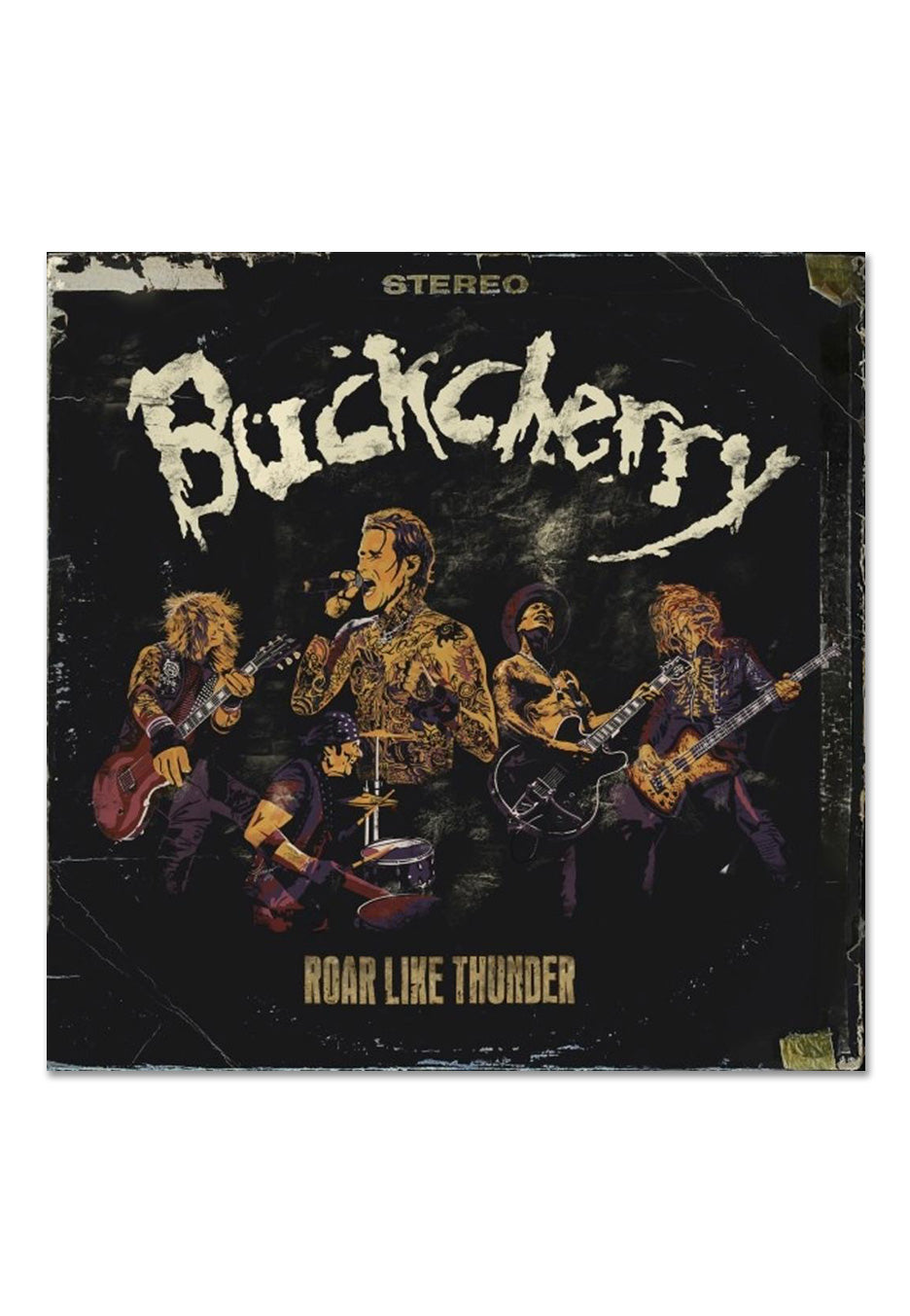 buckcherry-roar-like-thunder-vinyle-clear-transparent image 2
