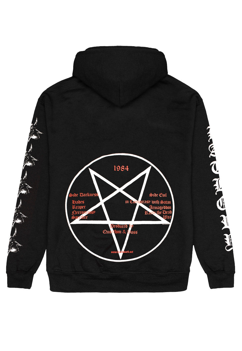bathory-goat-zipper-noir-sweat-black-metal image 2