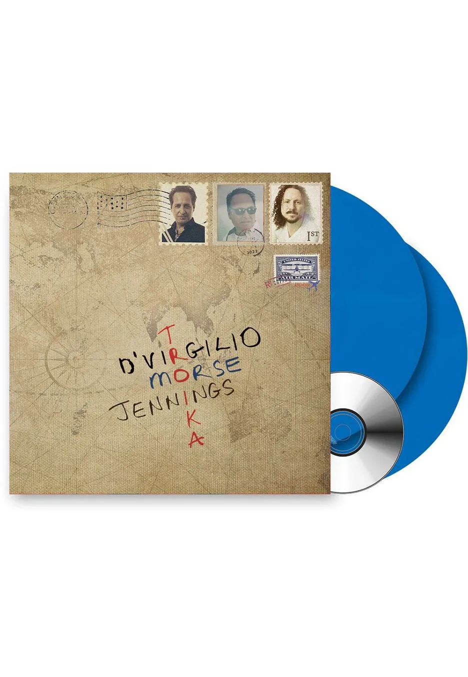 d-virgilio-morse-jennings-troika-blue-double-vinyle-cd image 1