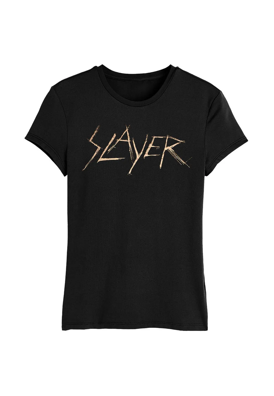 slayer-scratchy-logo-t-shirt-girly-noir-taille-m-femme image 1