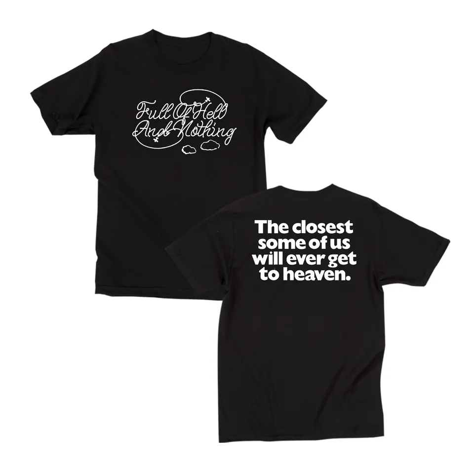full-of-hell-nothing-heaven-t-shirt-noir-taille-l image 1