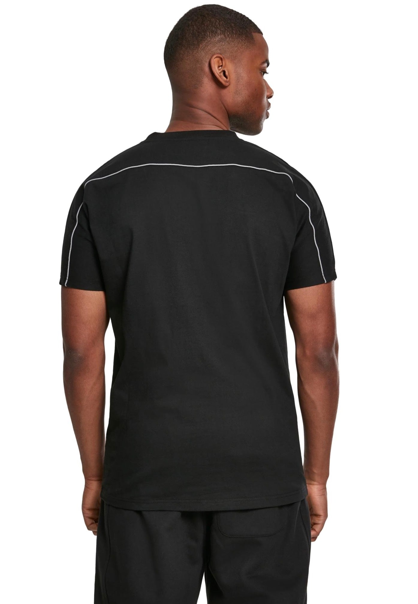 urban-classics-reflective-tee-t-shirt-noir-basic image 2